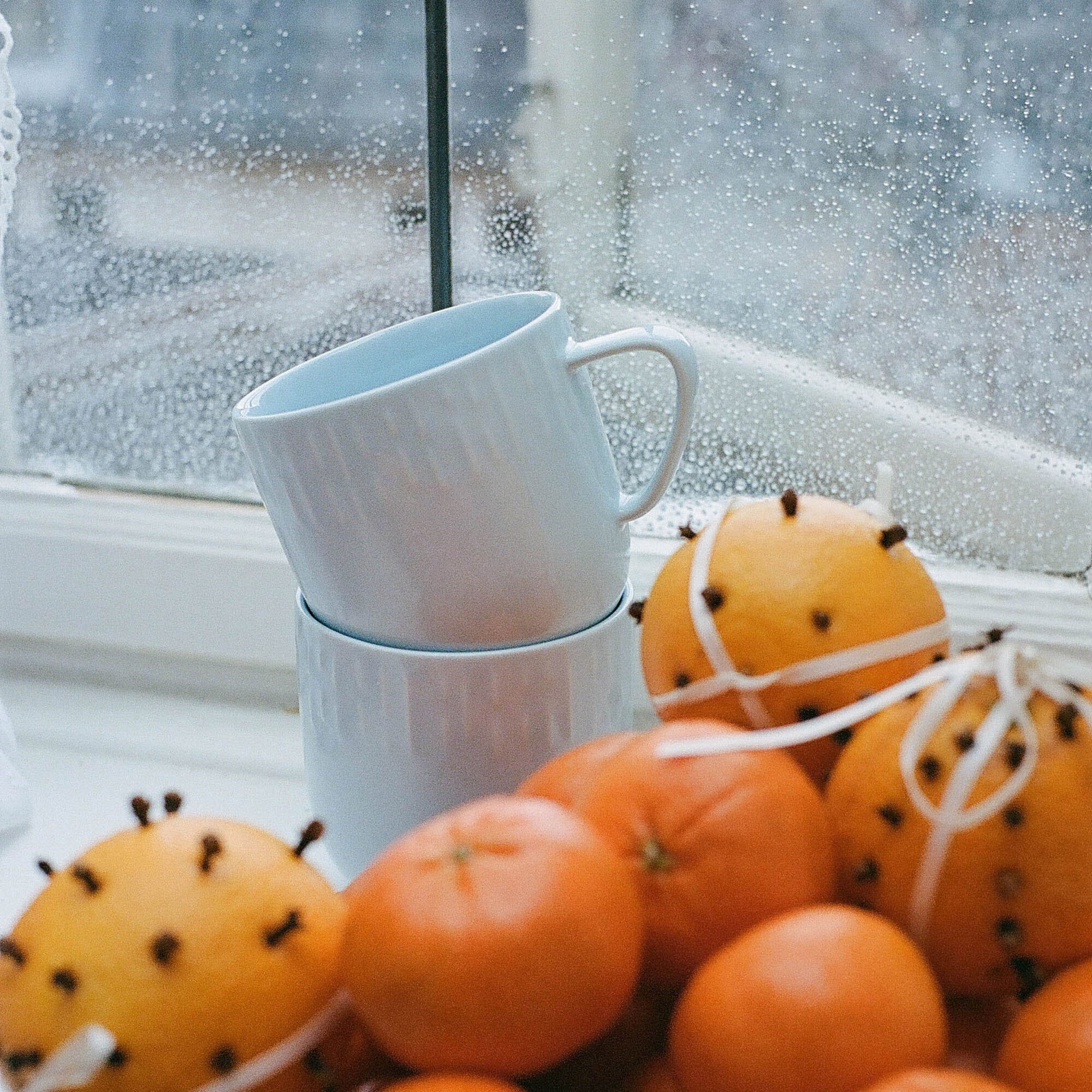 Confetti mug with handle | Aqua