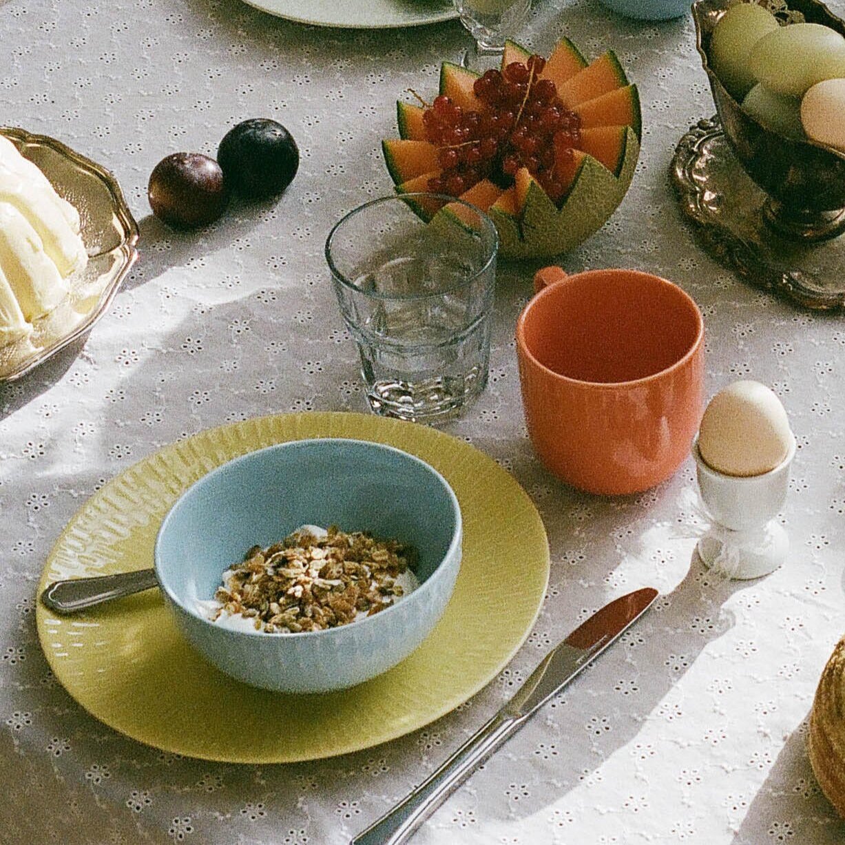 Confetti lunch plate | Lemon