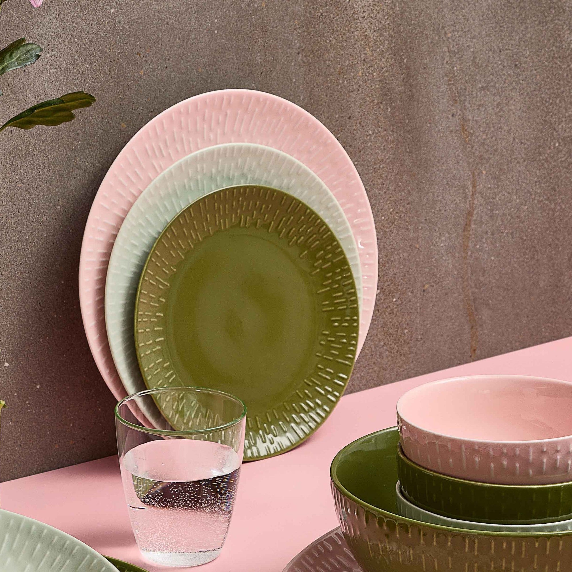 Confetti lunch plate | Pistachio