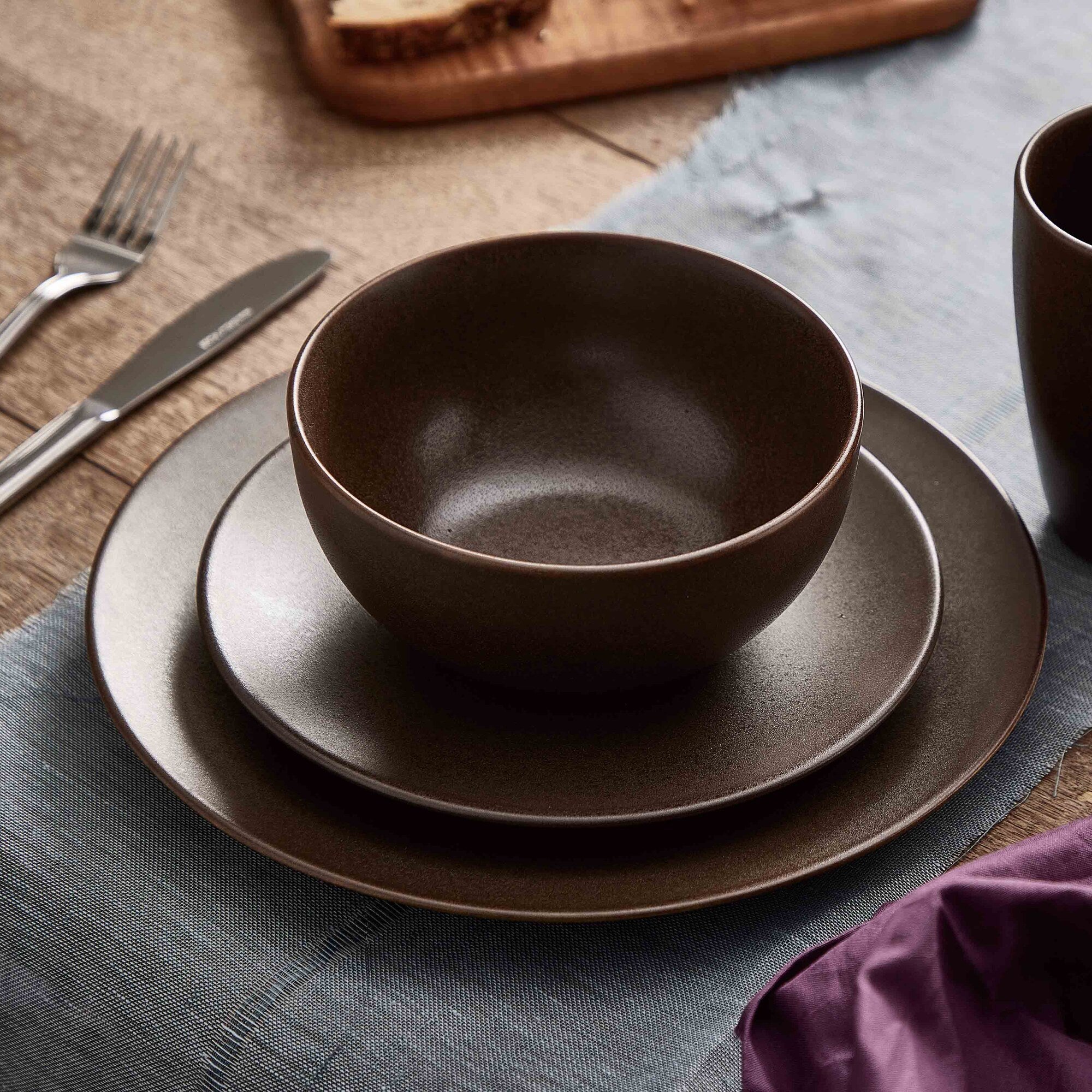 Ceramic Workshop bowl | Matte Brown