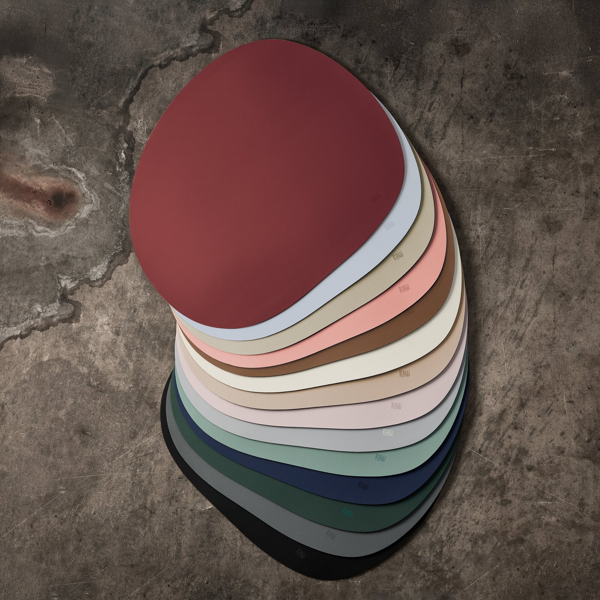 RAW Silicone placemat | Mellow Clay