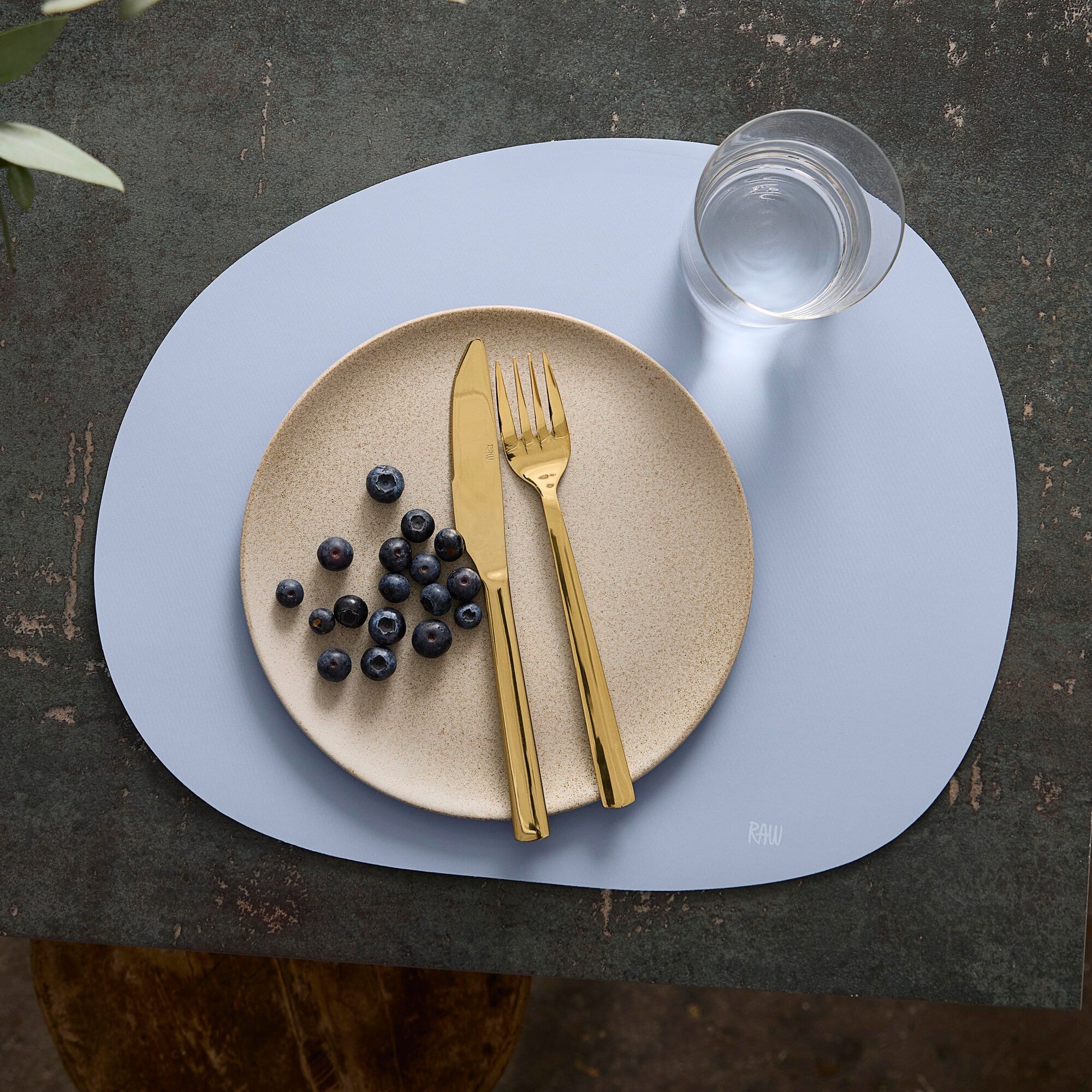 RAW Silicone placemat | Sky Blue