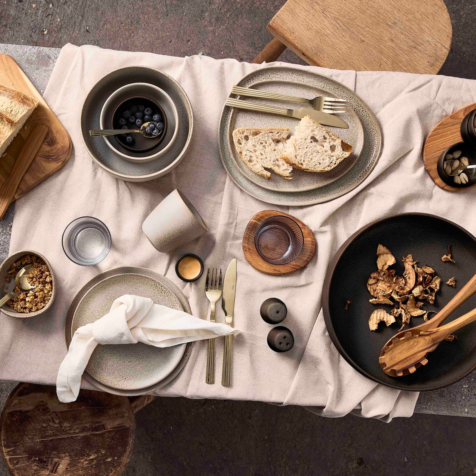 RAW Organic dinner plate | Sandy Beige