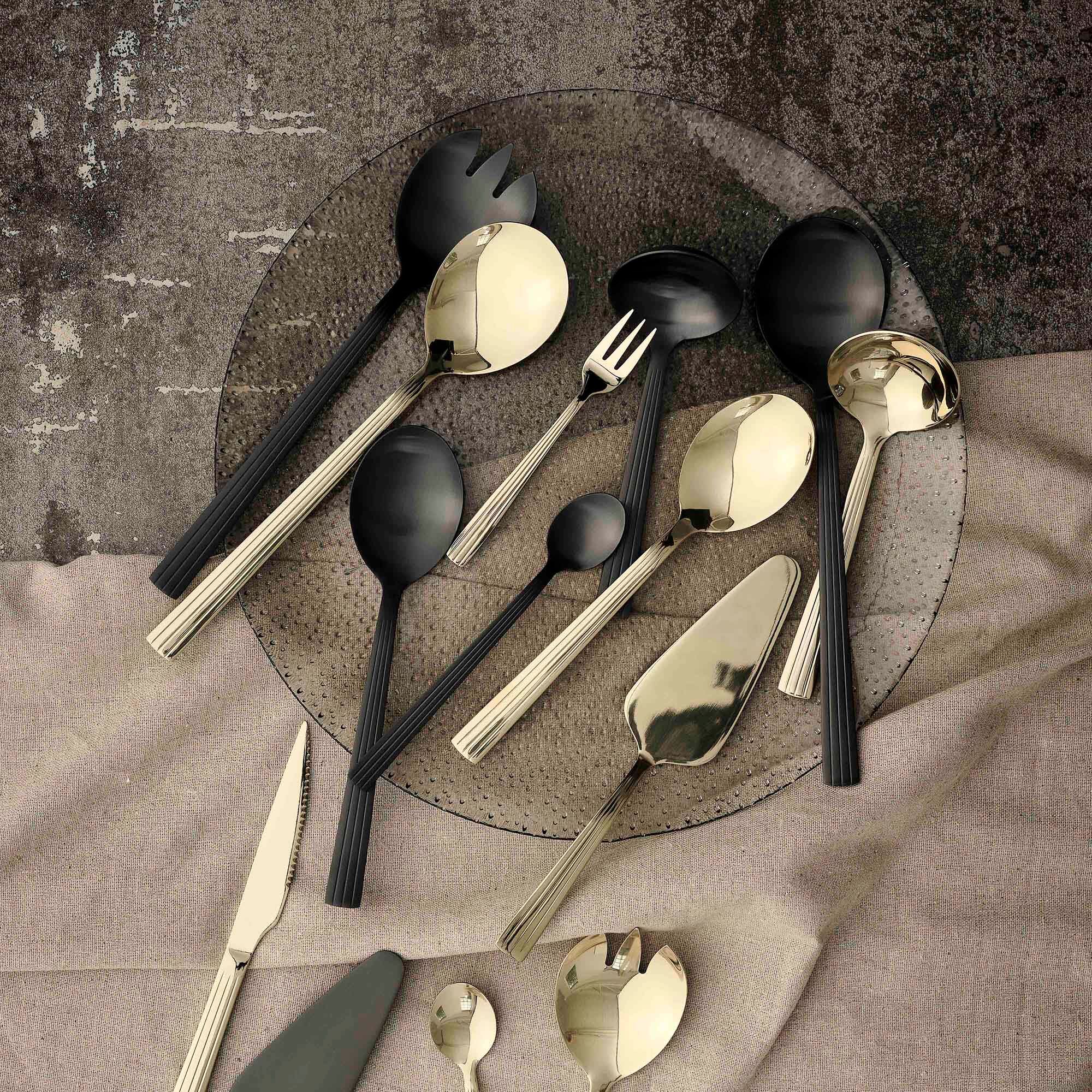 RAW salad set 2 pcs | Matte Black