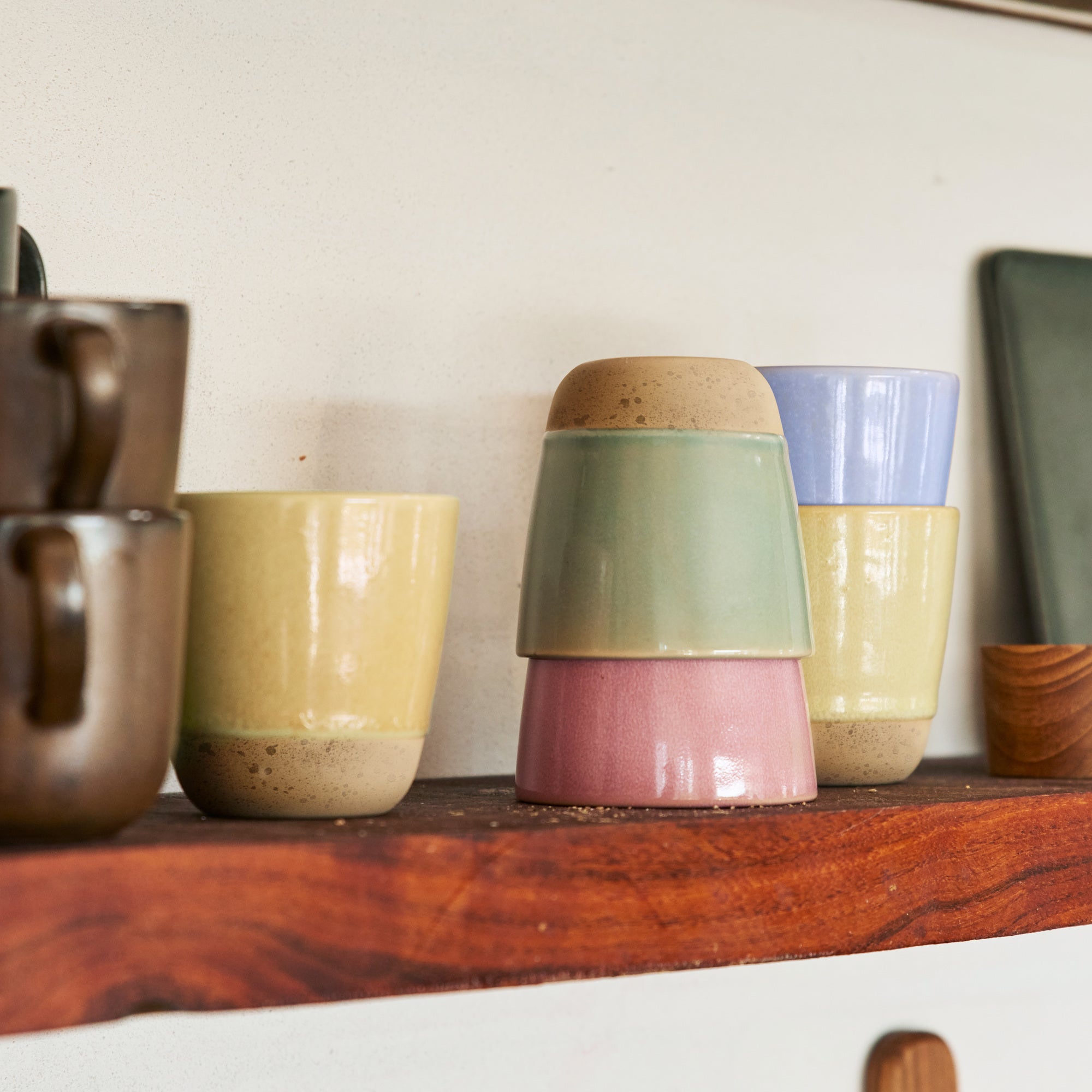 RAW Colour mug without handle 30 cl | Yellowish