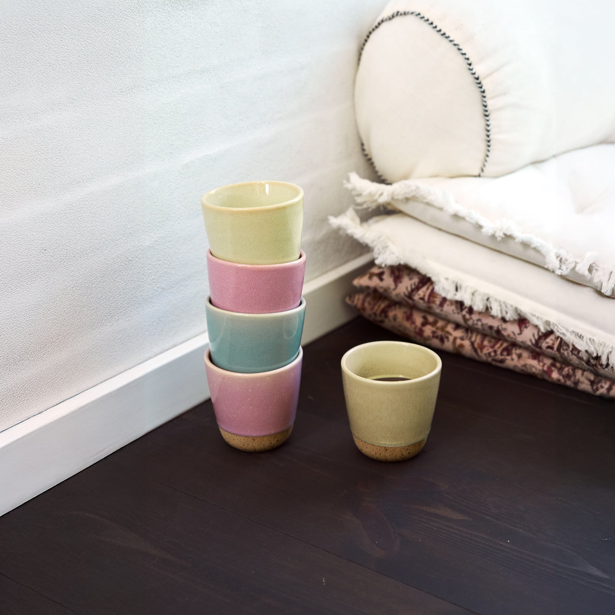 RAW Colour mug without handle 30 cl | Greenish