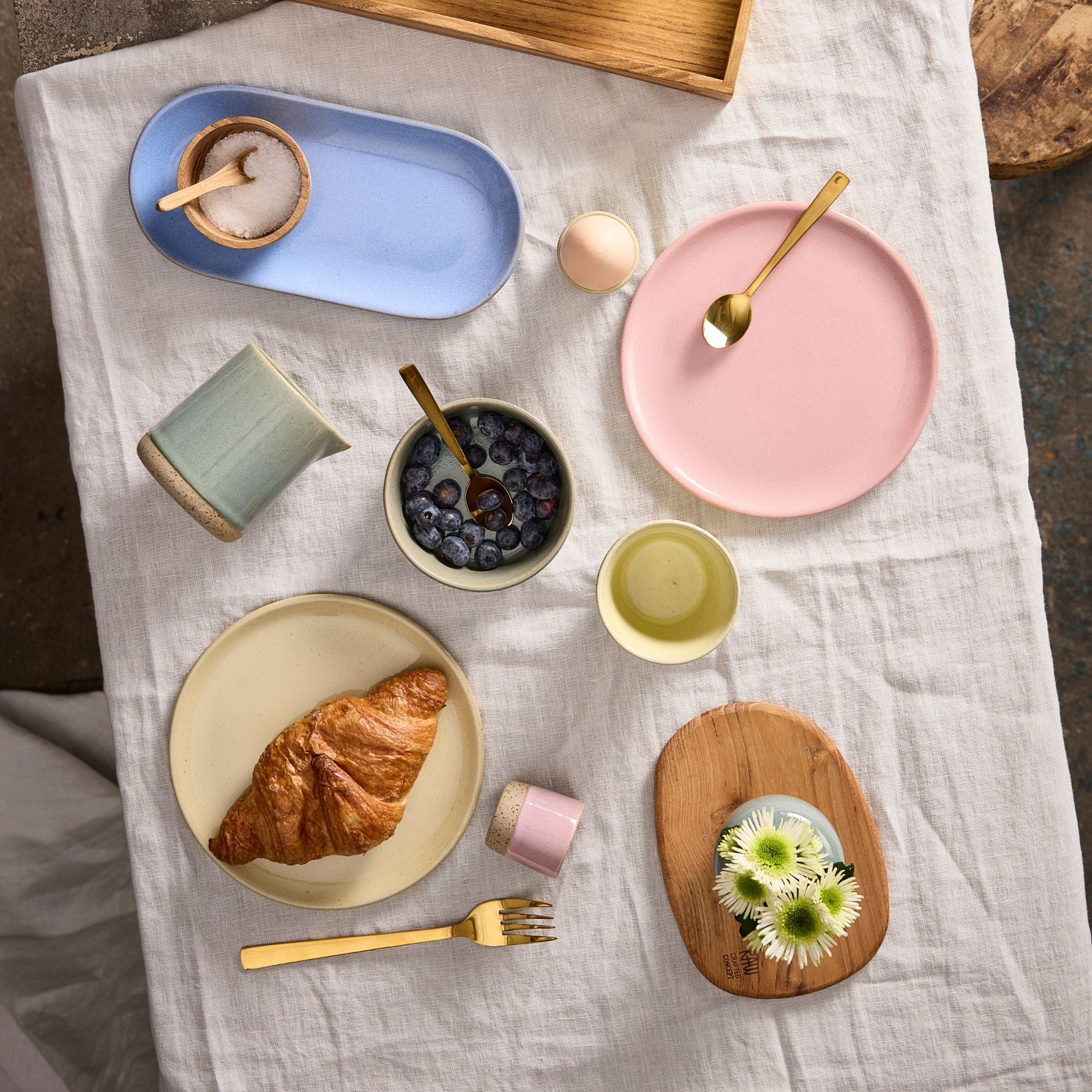 RAW Colour dessert plate | Roseish