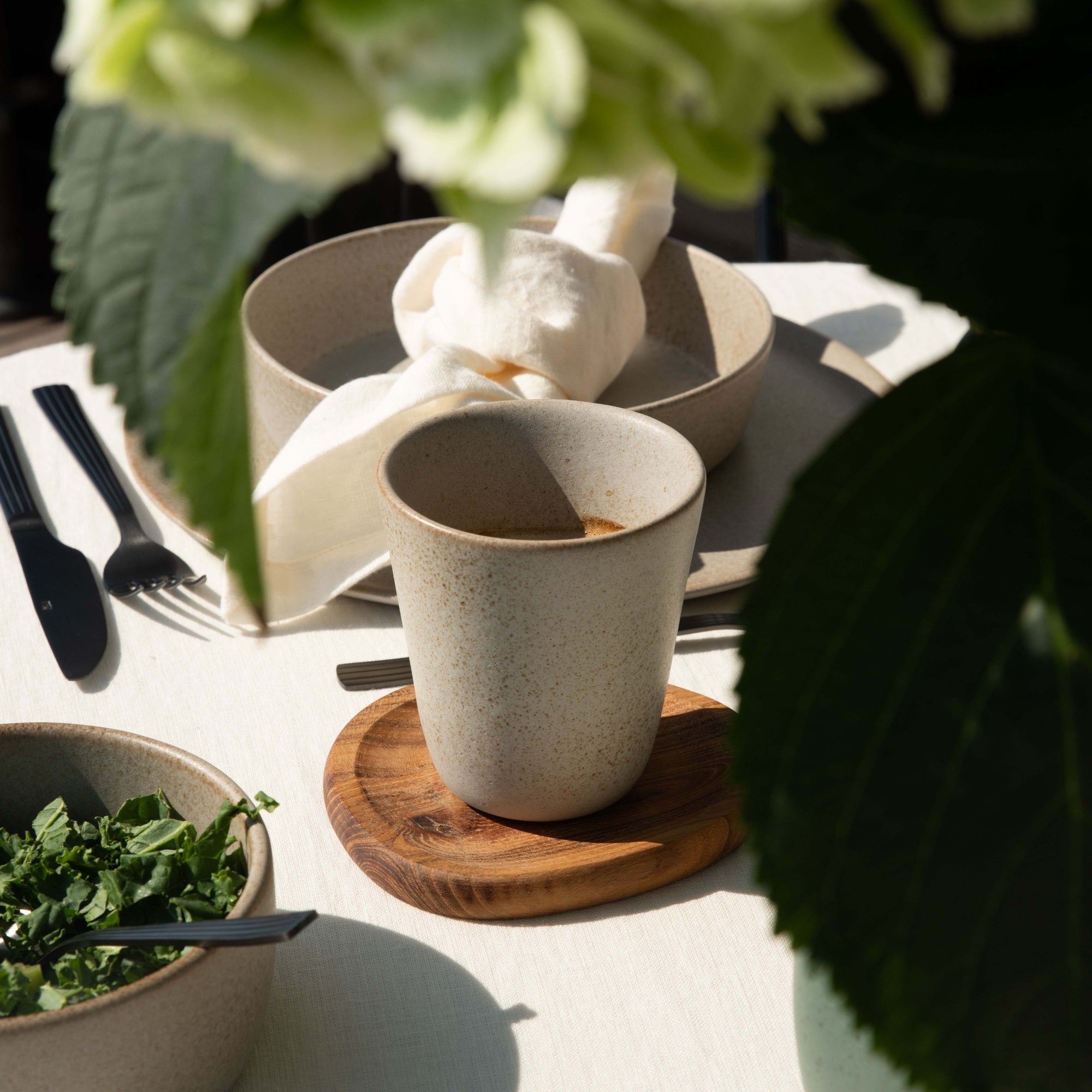 RAW double wall mug | Sandy Beige