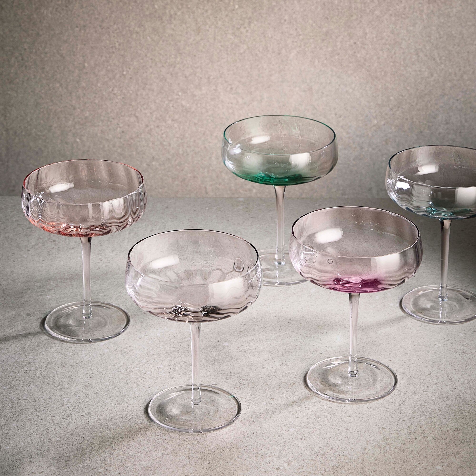 SØHOLM Sonja champagne bowl | Peach