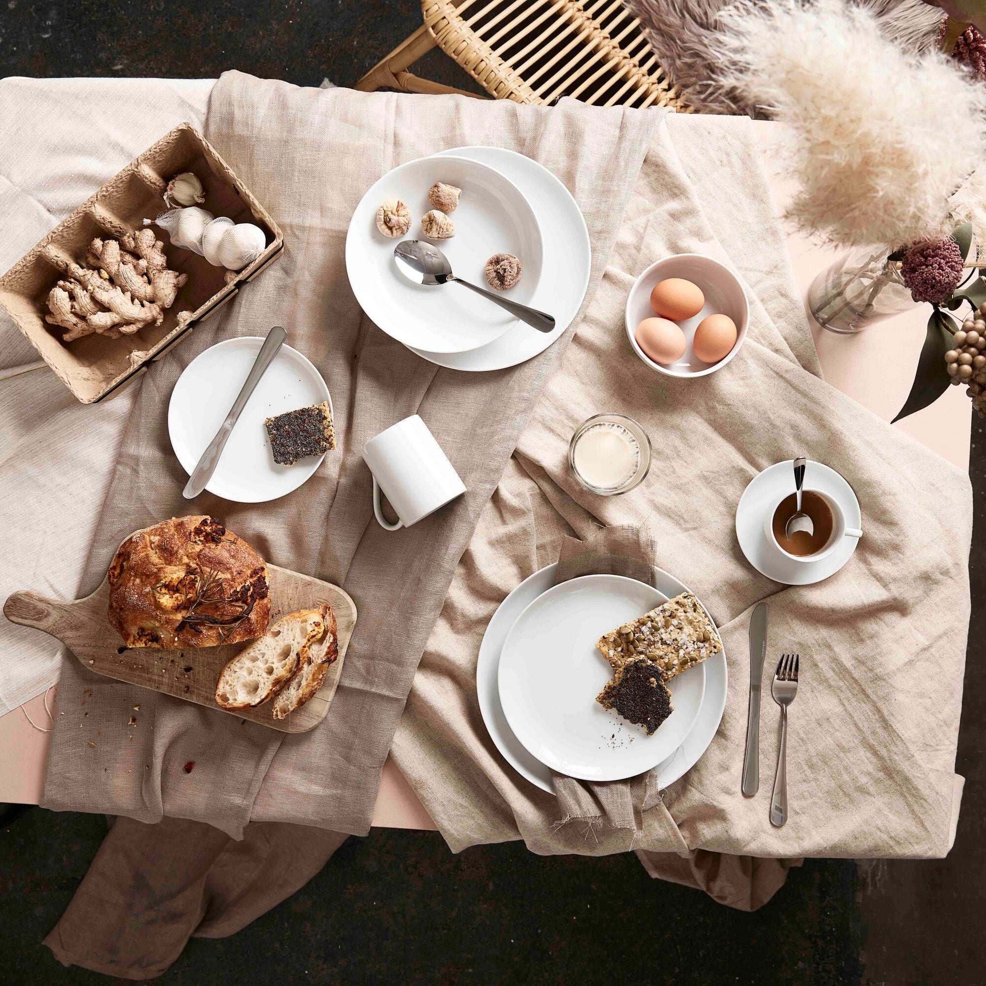 Atelier 16 piece tableware set | Super White