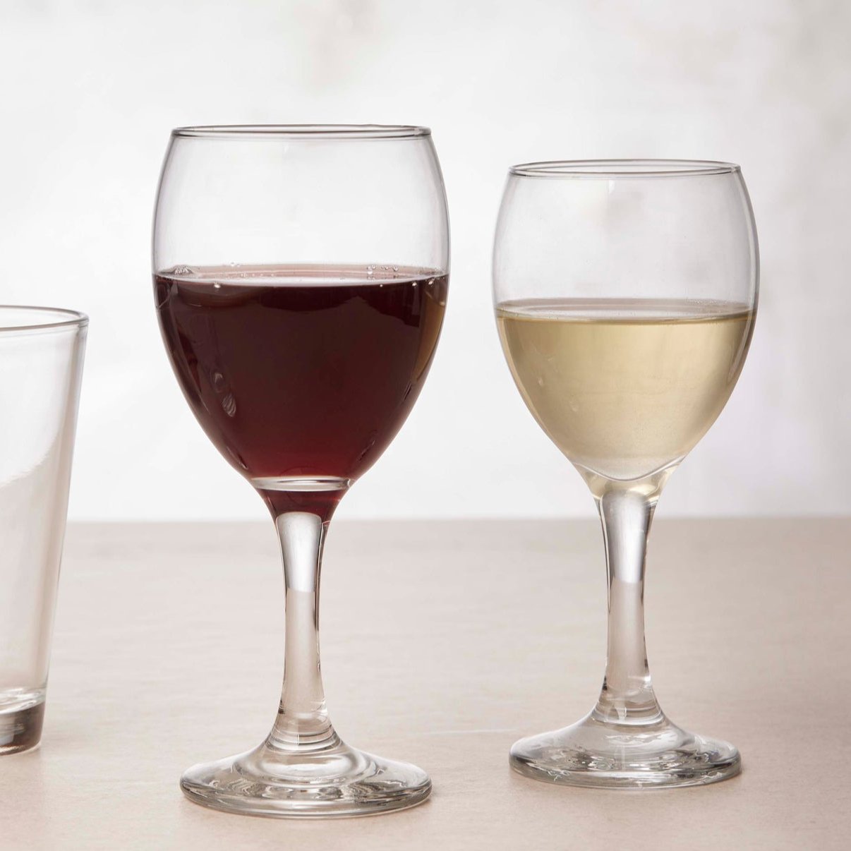 Café red wine glasses 4 pcs. | Clear