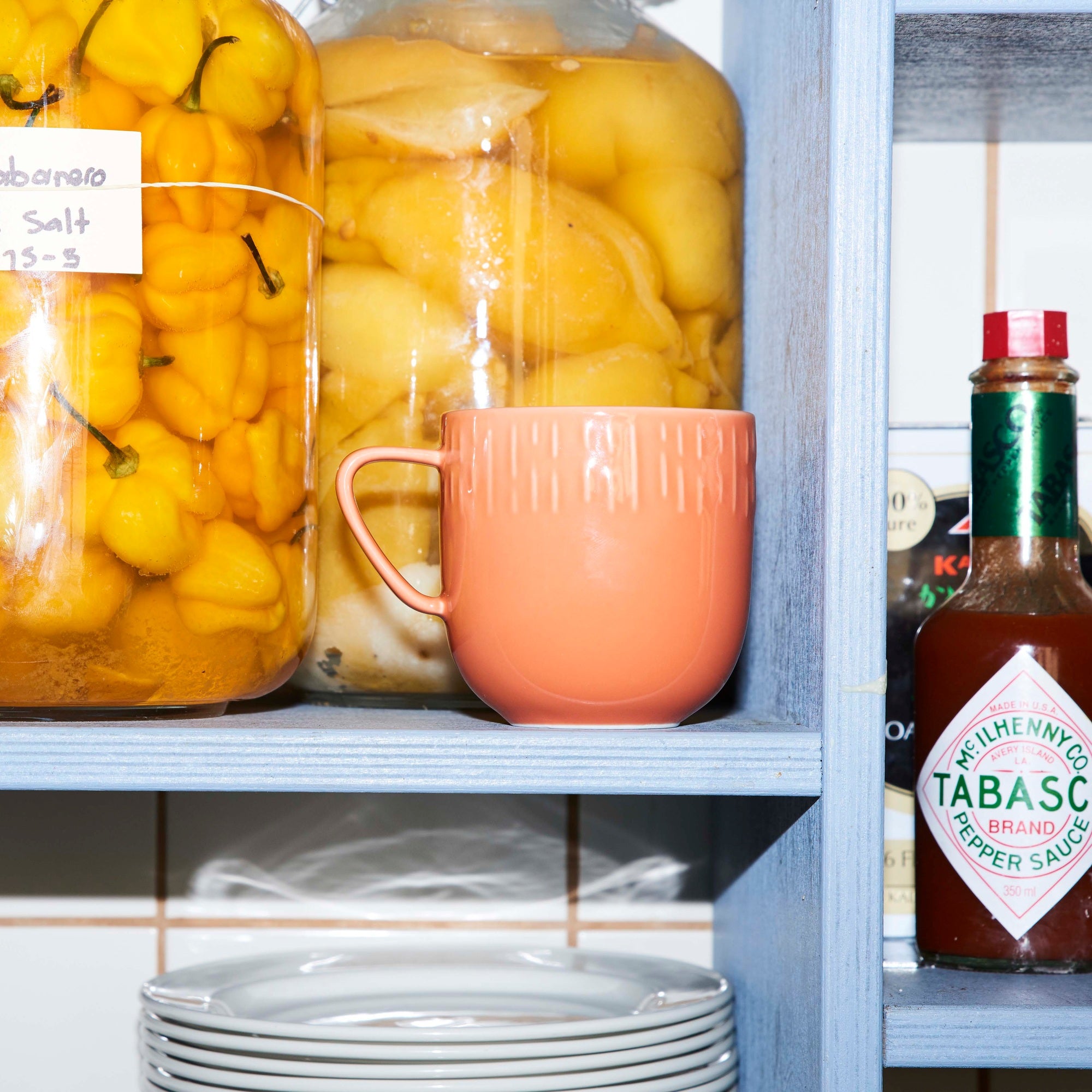 Confetti mug with handle | Apricot