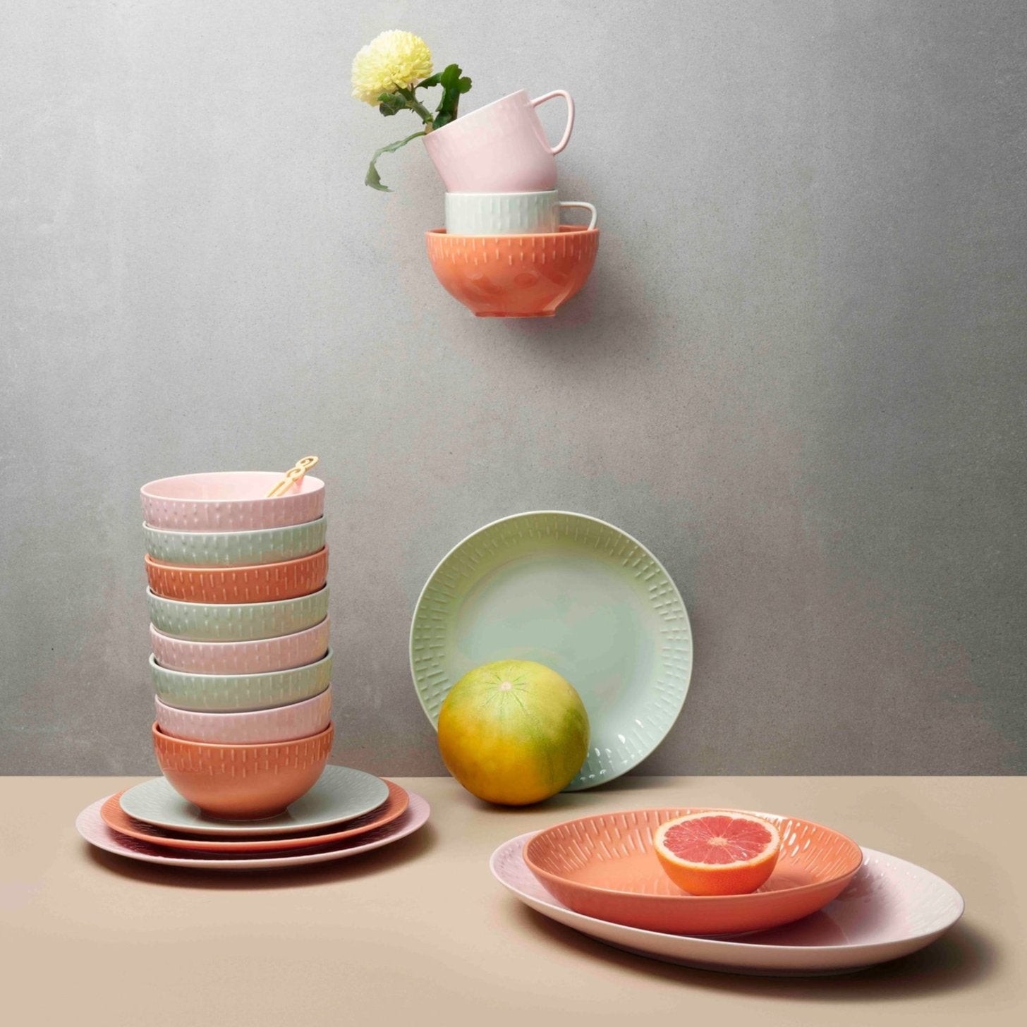 Confetti pasta plate | Pistachio