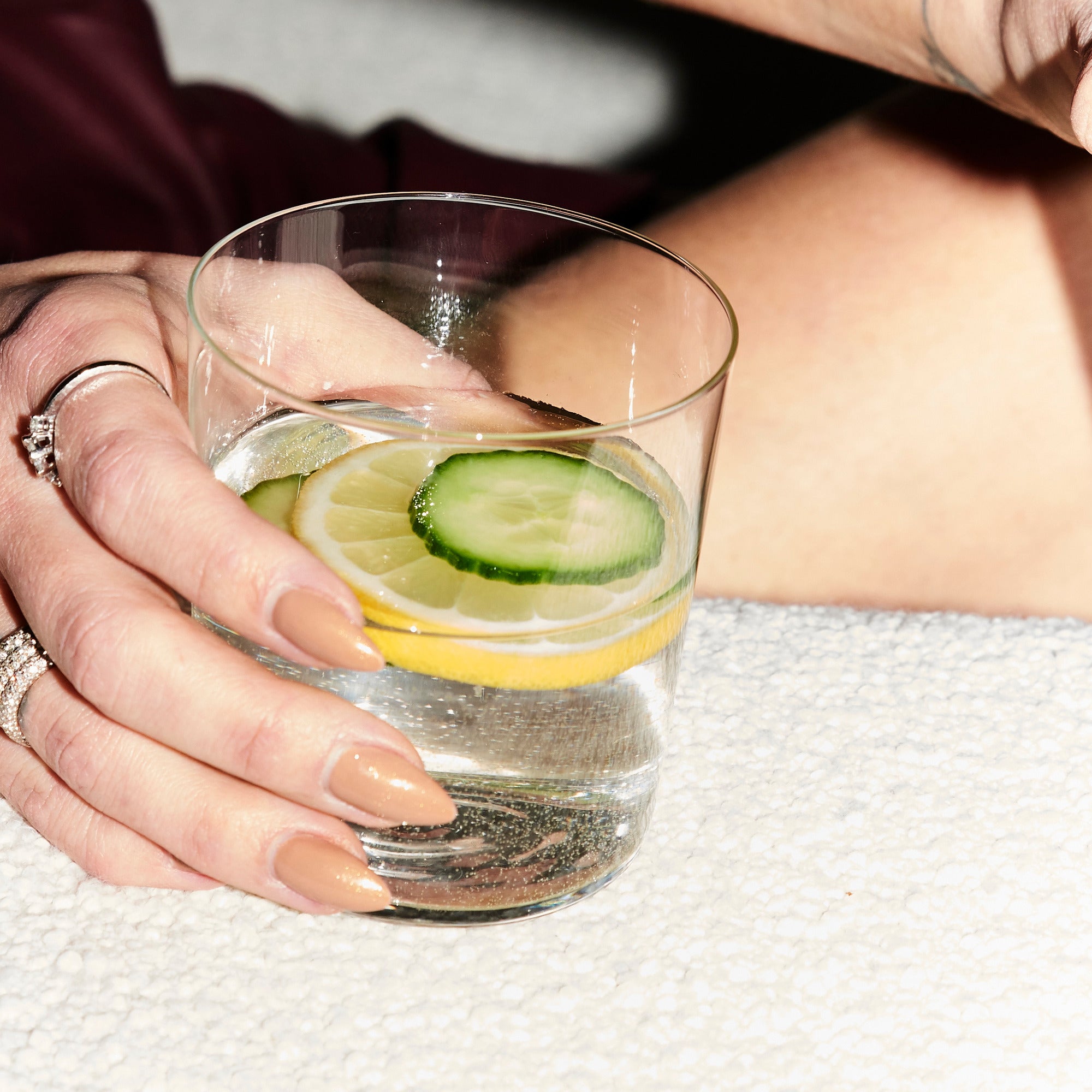 RAW water glass 4 pcs. | Clear