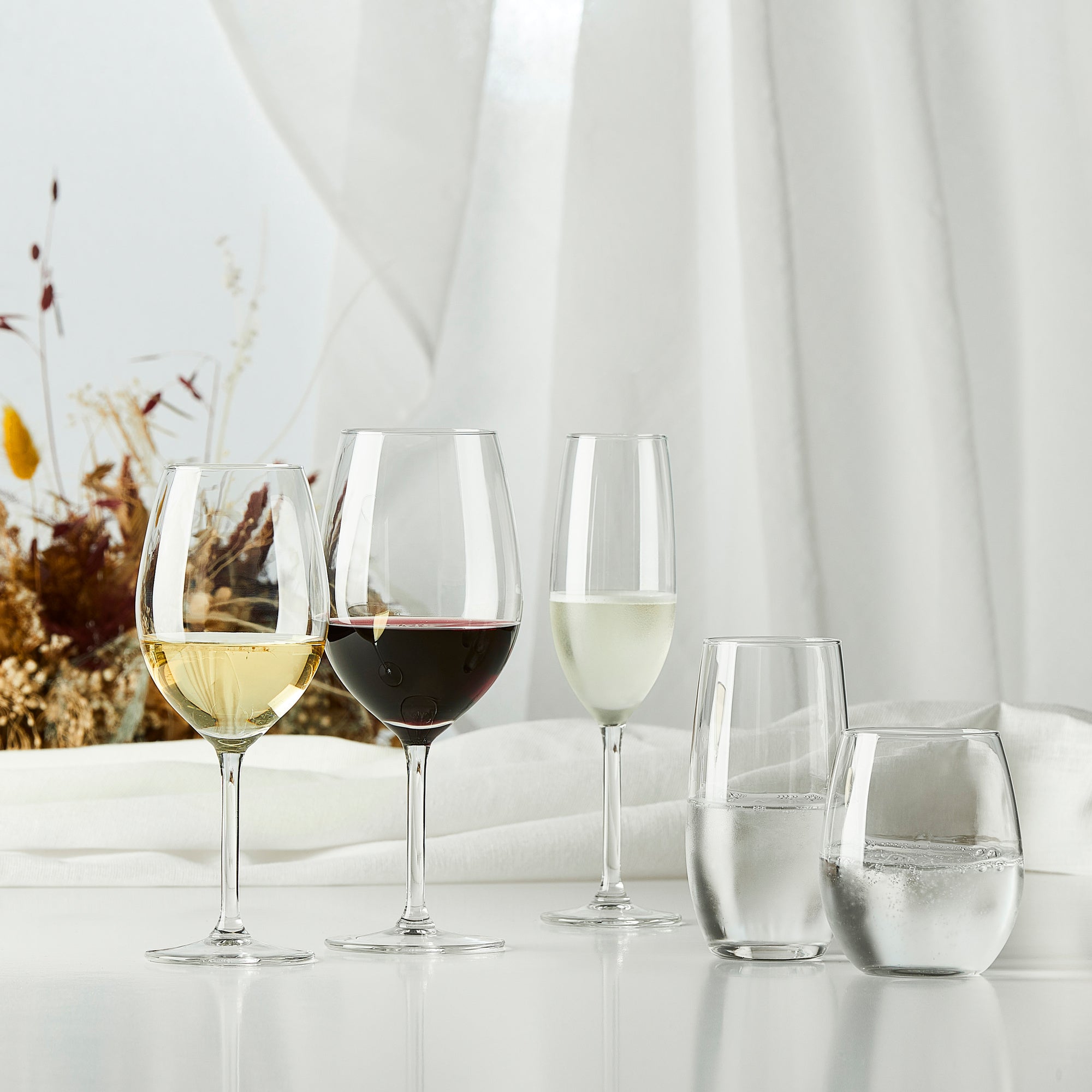 Gourmet water glass high | Clear