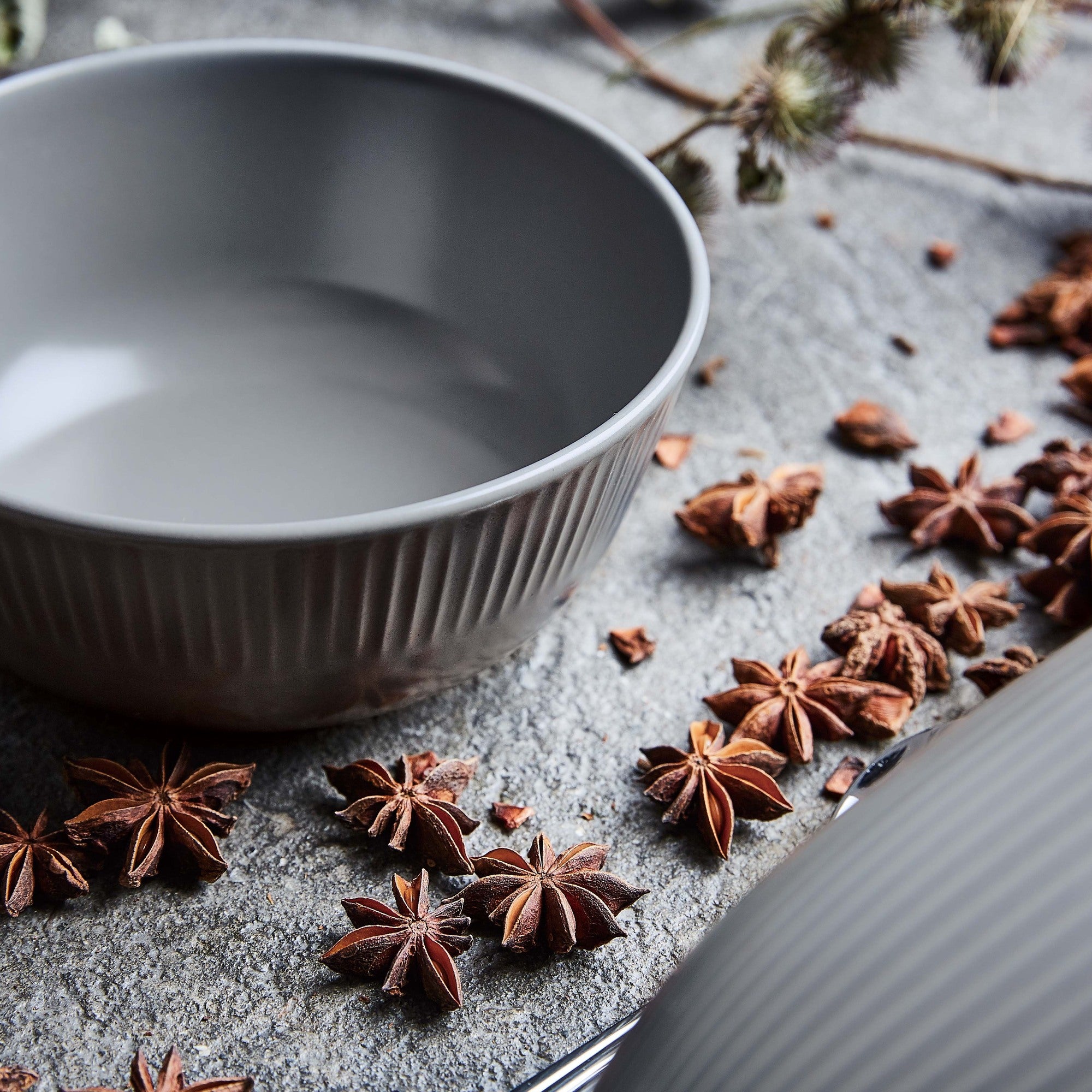 Groovy bowl | Grey