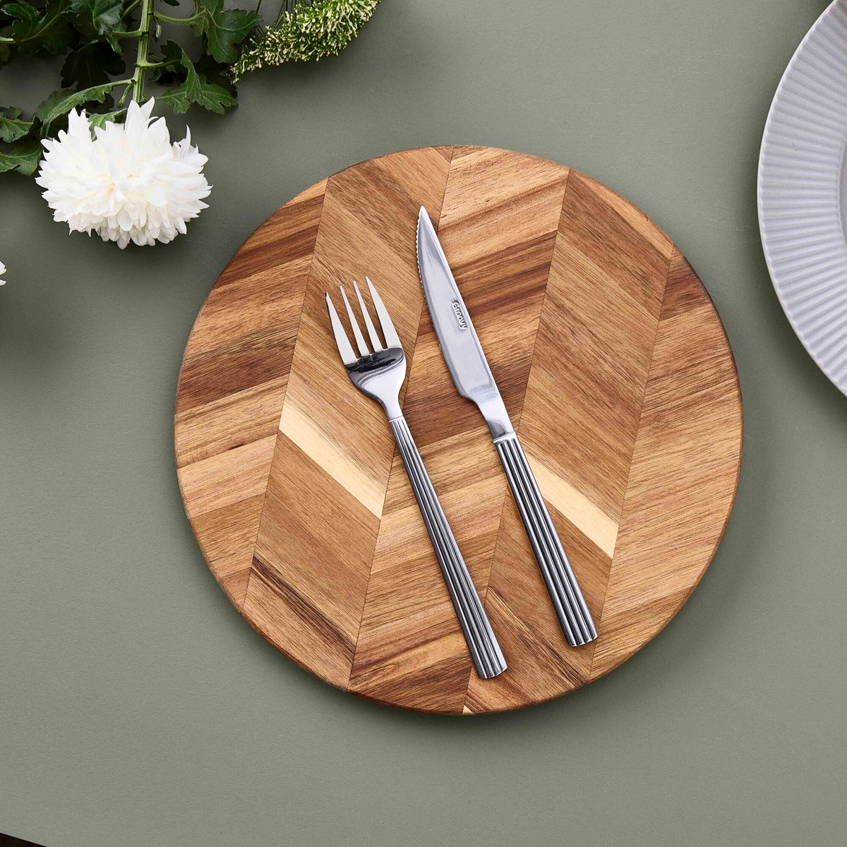Groovy cutlery set 77 pieces | Mirror Polish