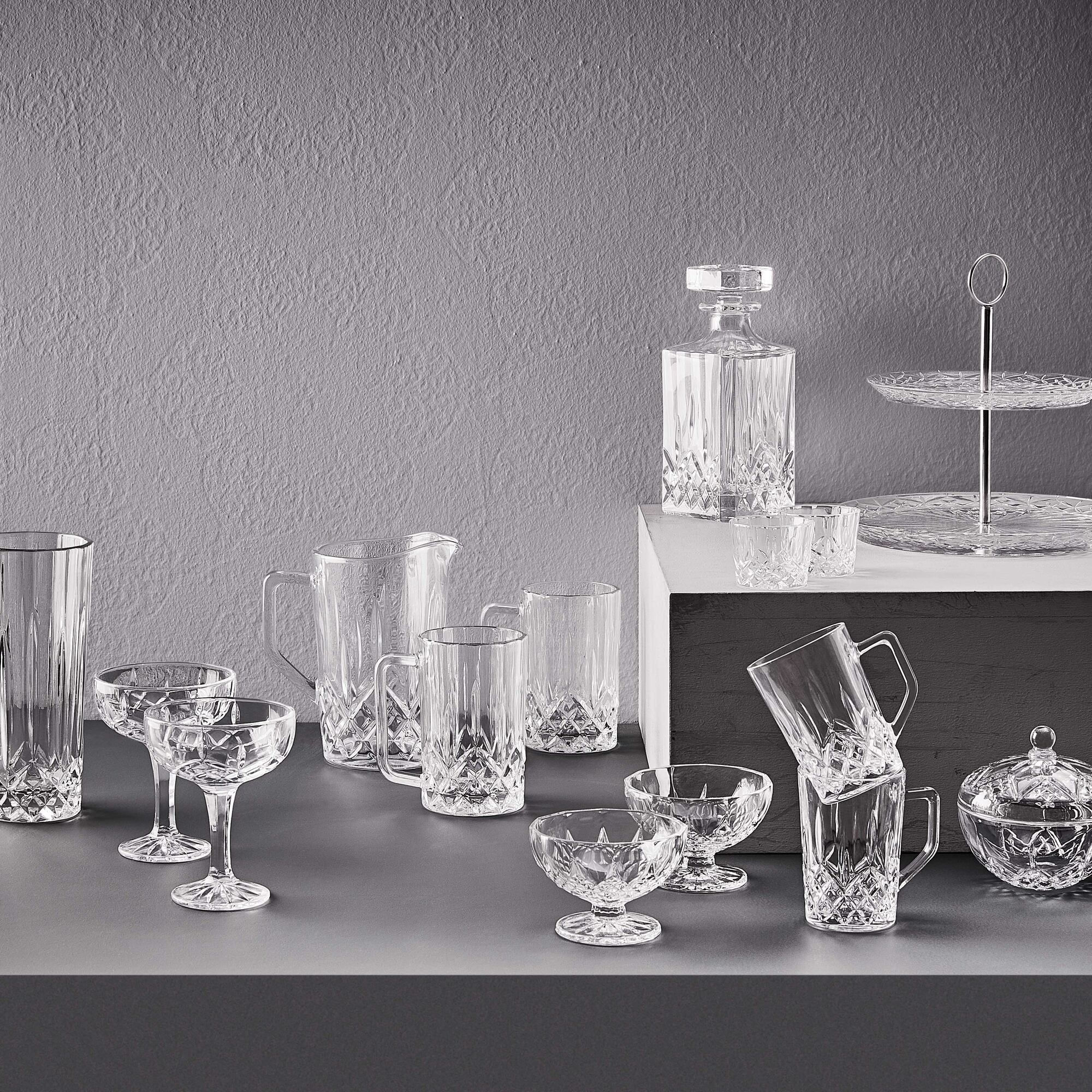 Harvey dessert bowl 4 pcs. | Clear