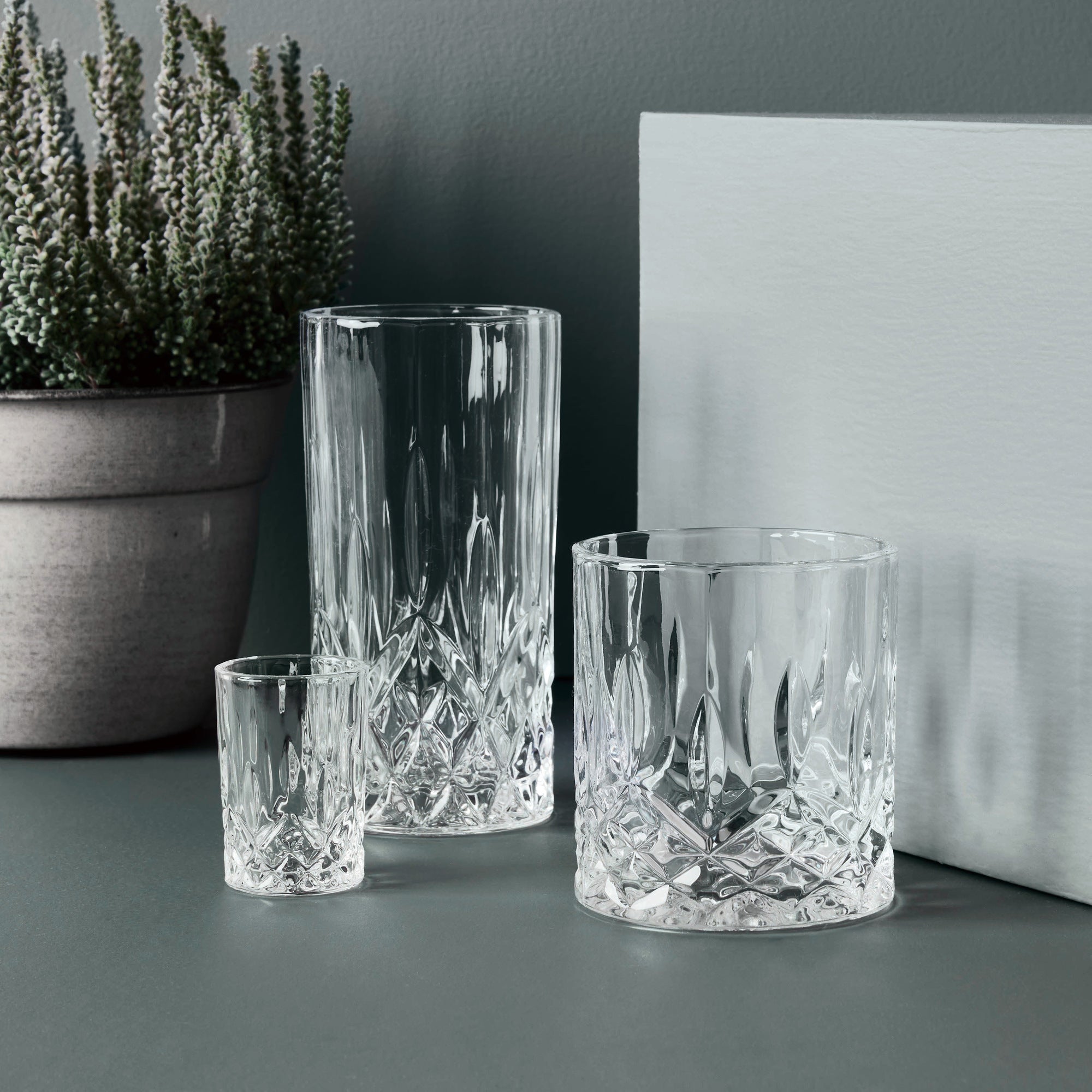 Harvey whiskey glass 4 pcs. | Clear