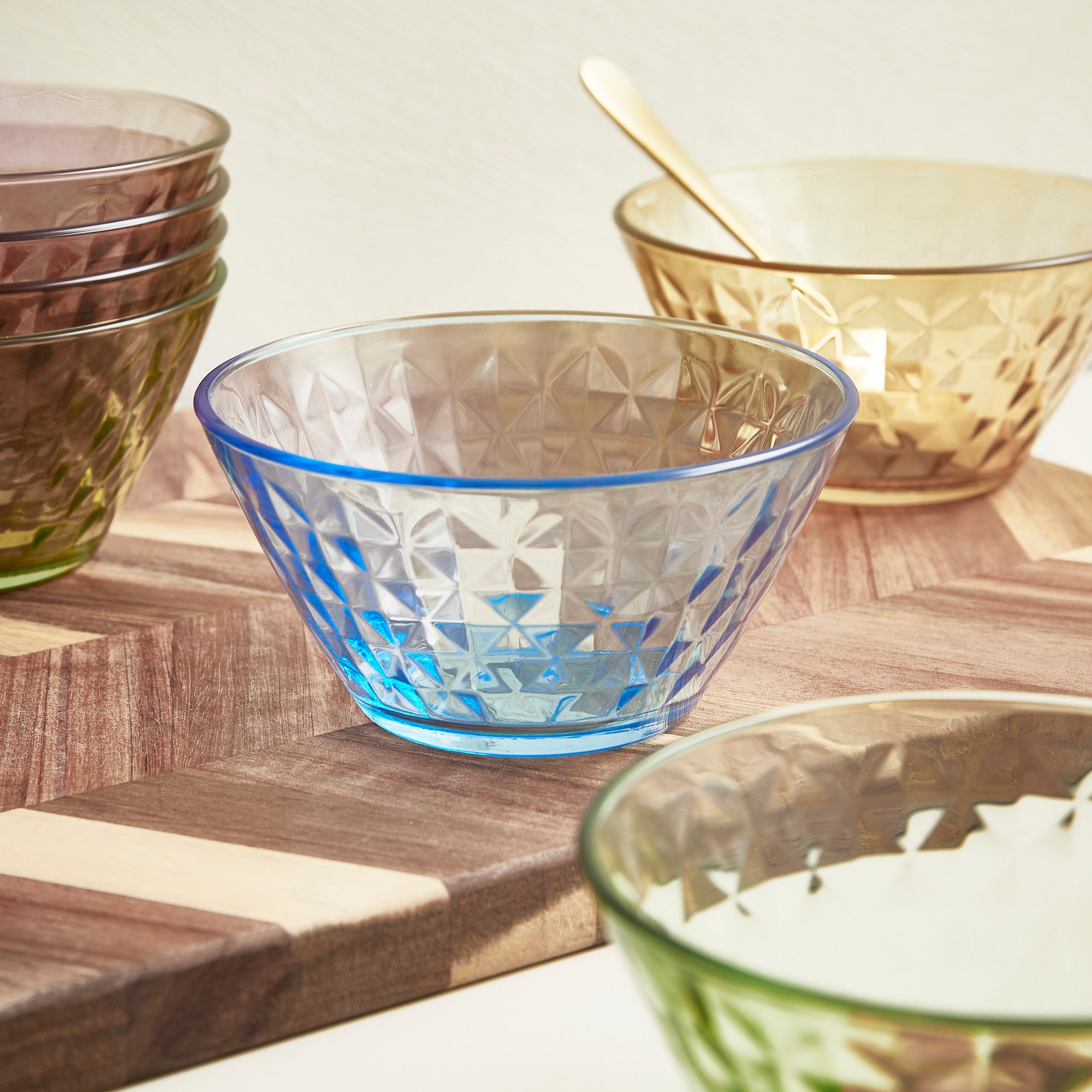 Mosaic bowls 4 pcs. | Multi-colour