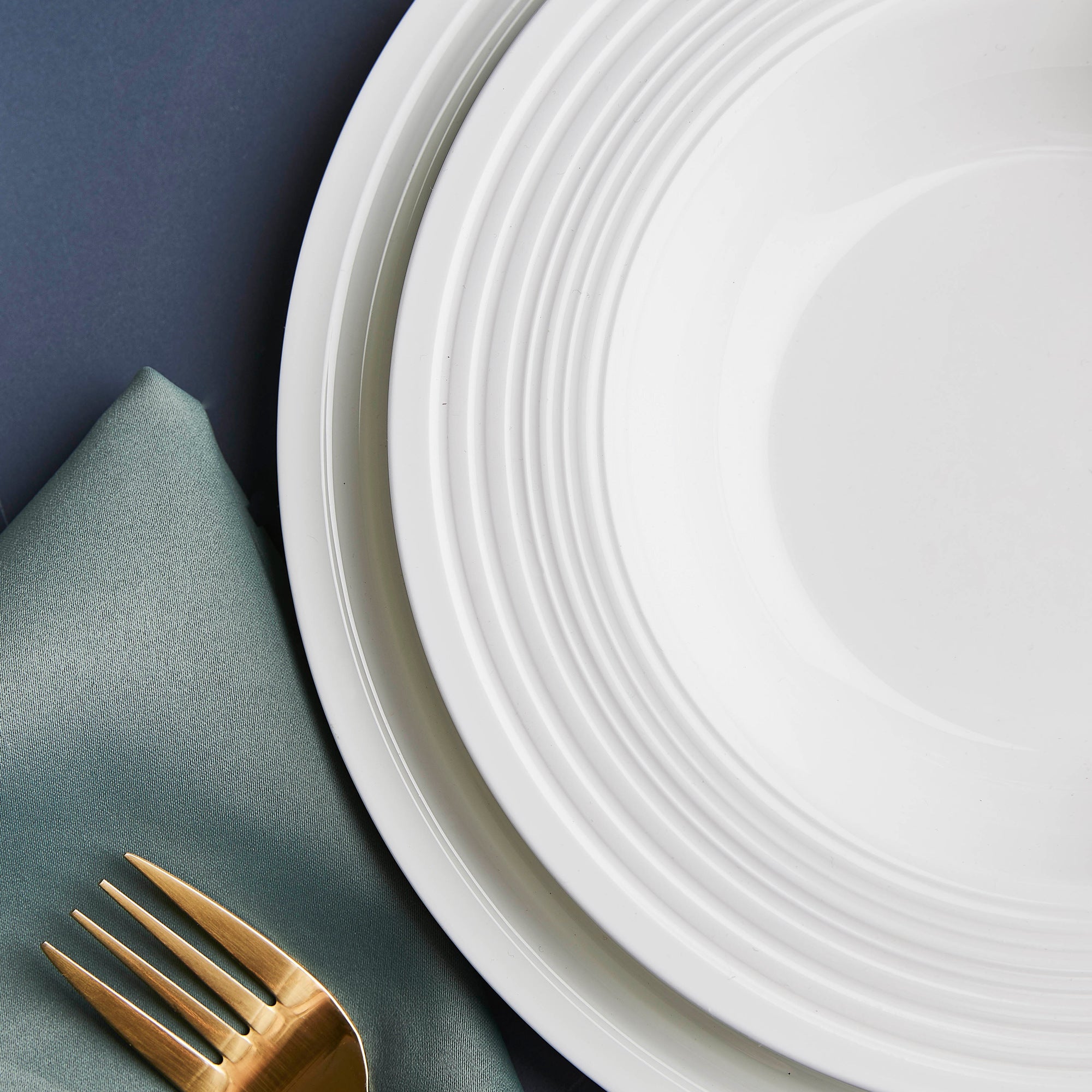Passion soup plate 4 pcs. | Cream White