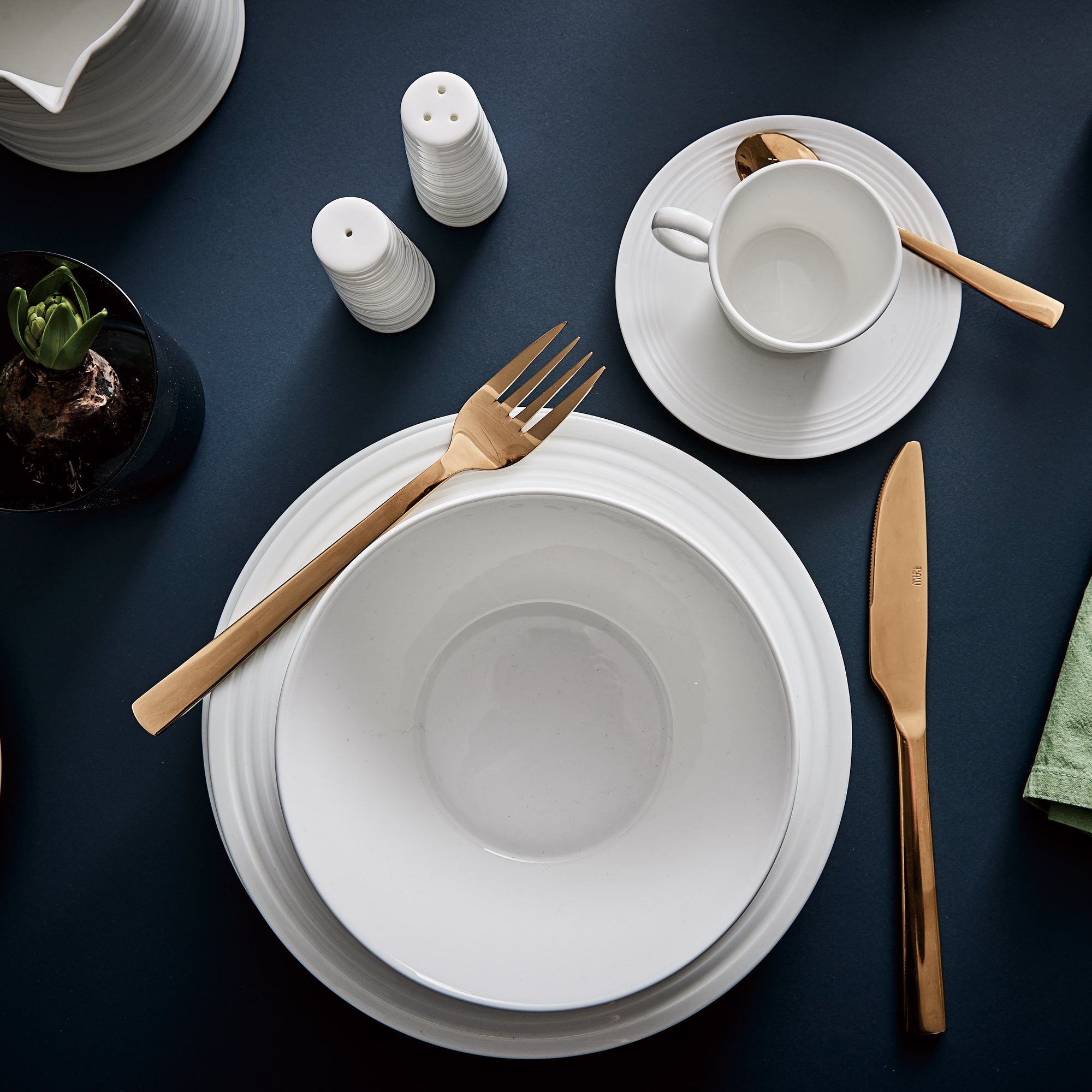Passion dinner plate 4 pcs. | Cream White
