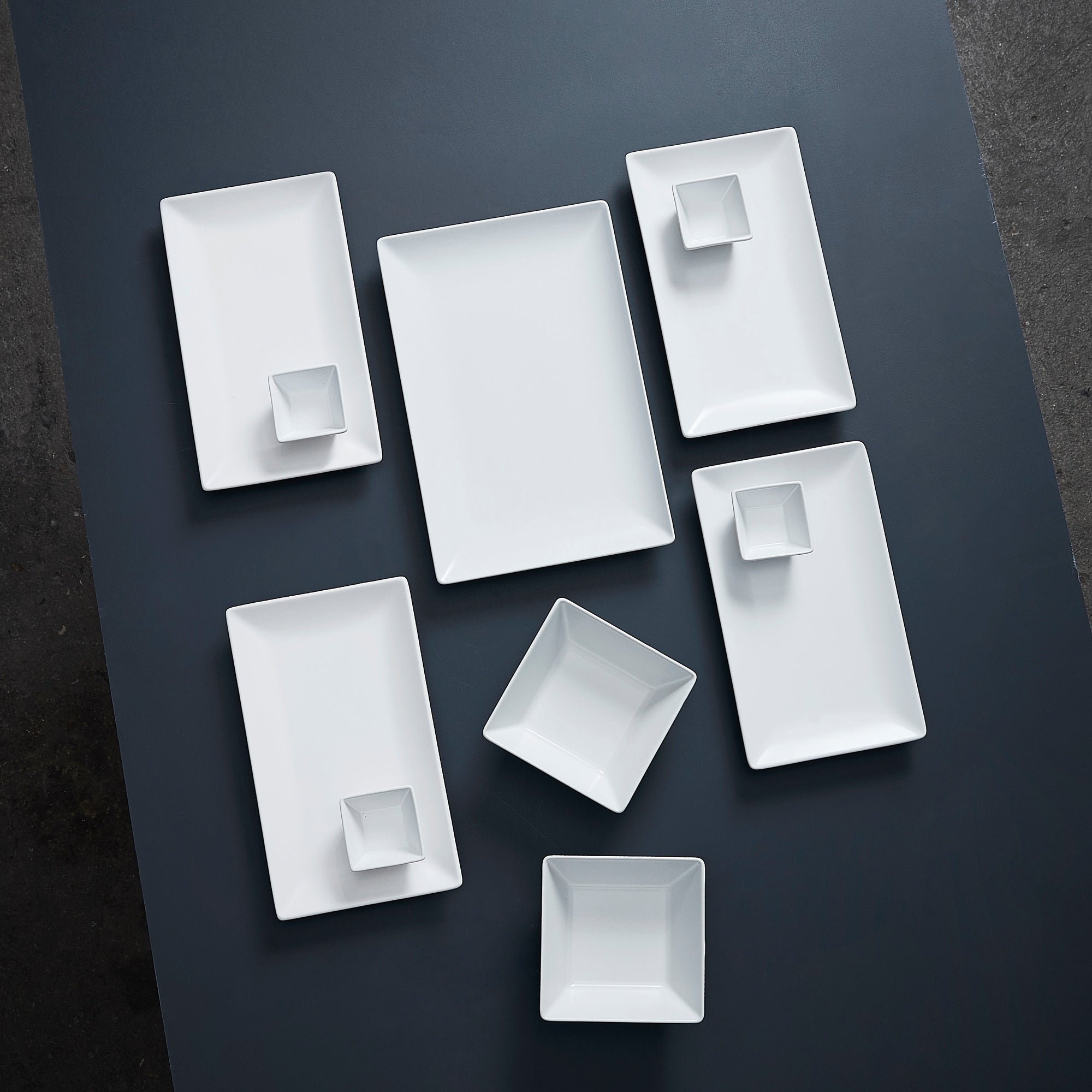 Quadro rectangular plate 30 cm | White