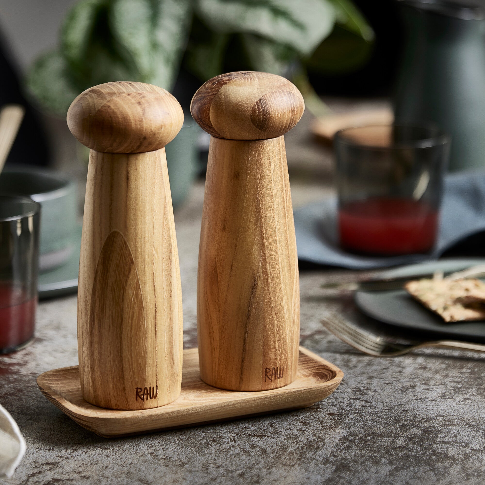 RAW Teak pepper grinder | Natural