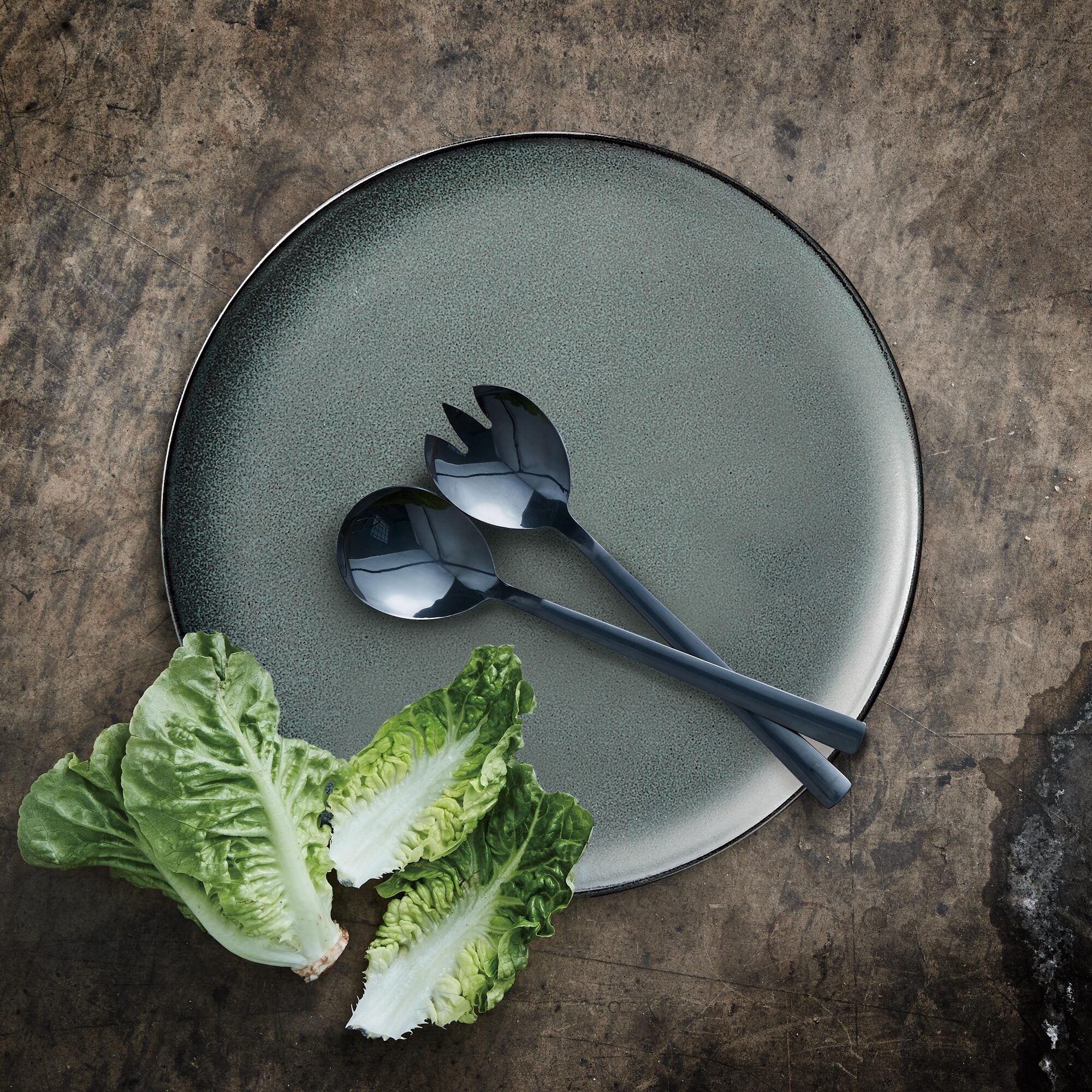 RAW salad set 2 pcs | Shiny Black