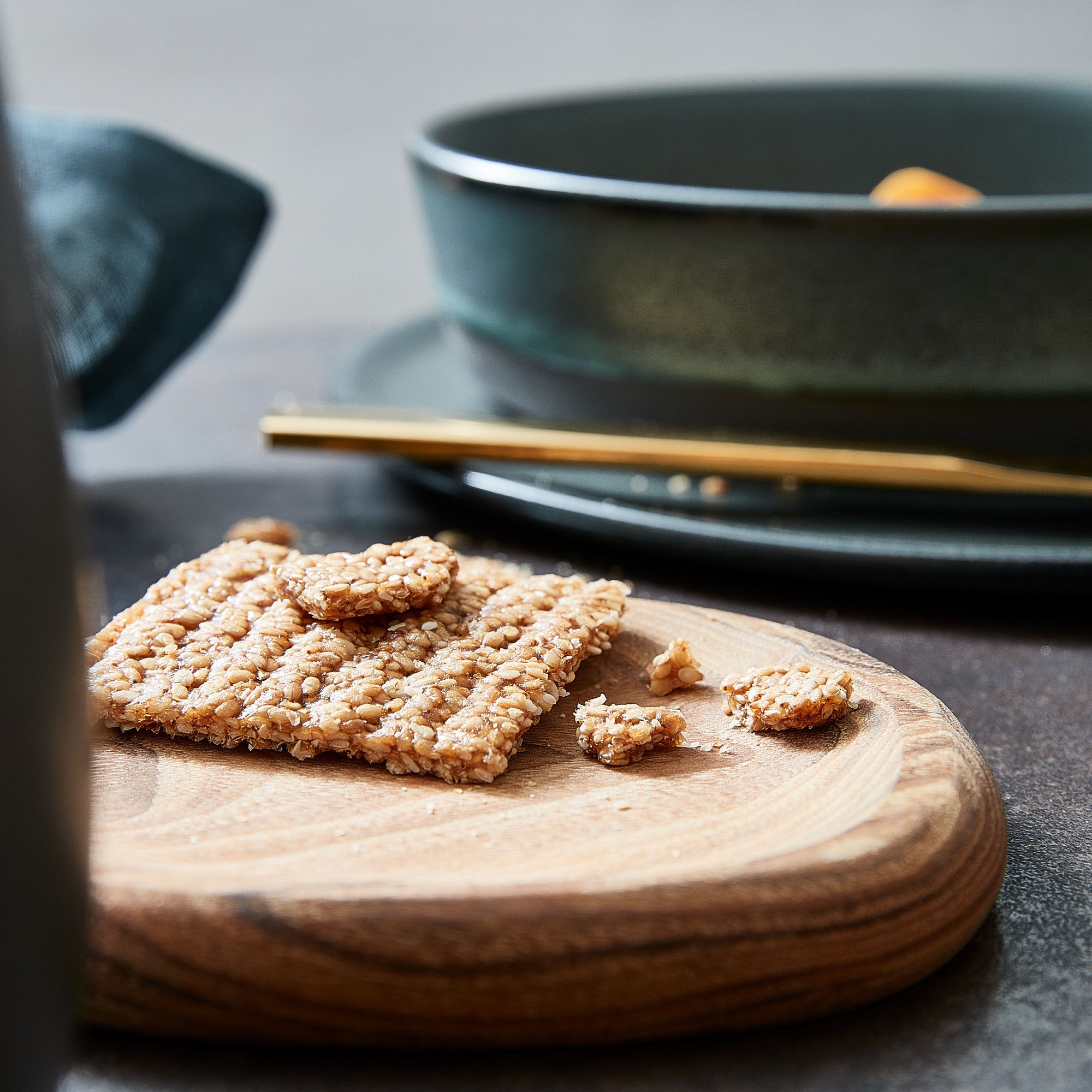 RAW Teak party plate 2 pcs. | Natural