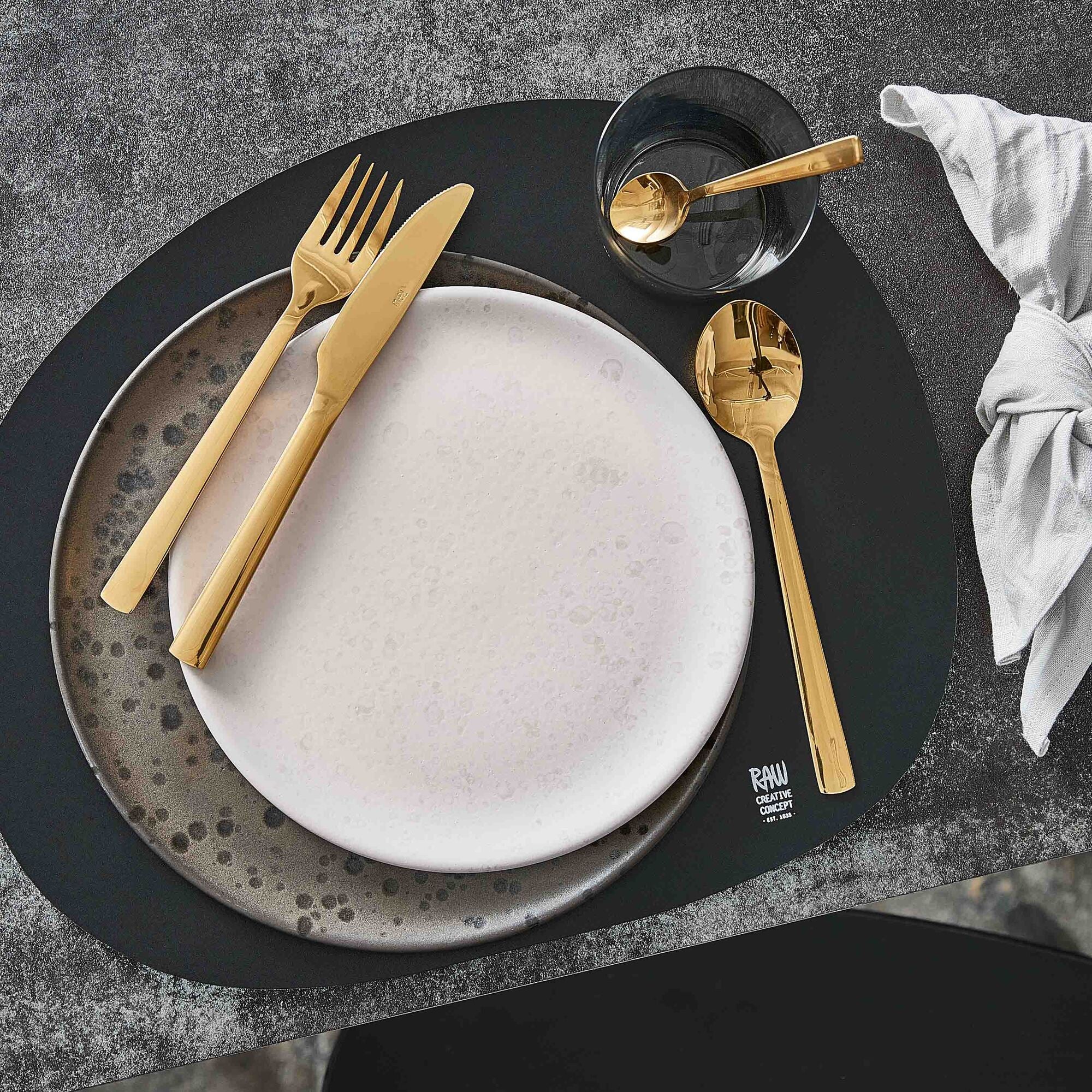 RAW napkin 4 pcs. | Light grey