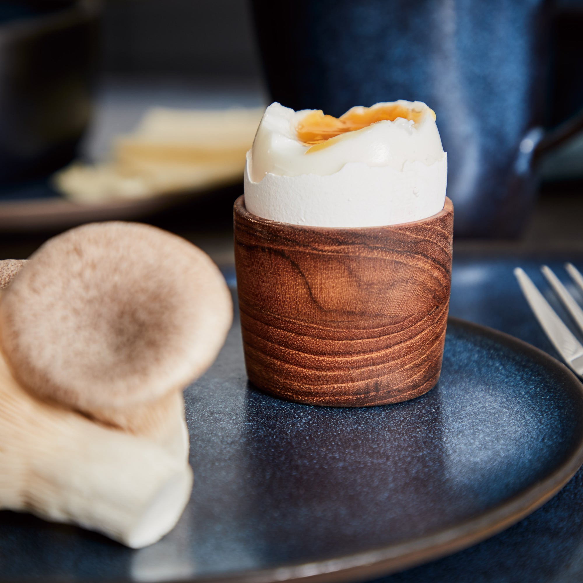 RAW Teak egg cup 2 pcs. | Natural