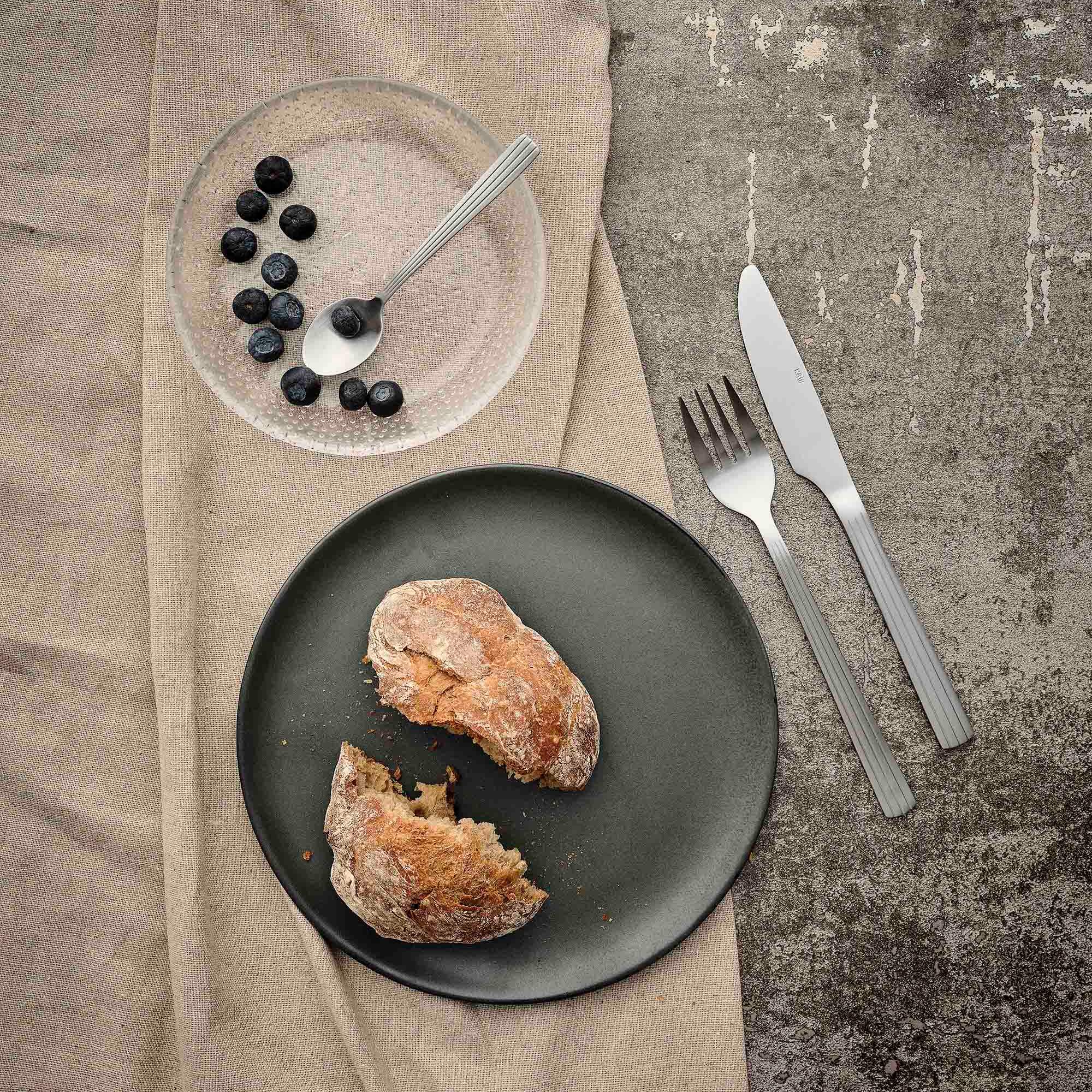 RAW Glass Beads bowl 14 cm | Clear