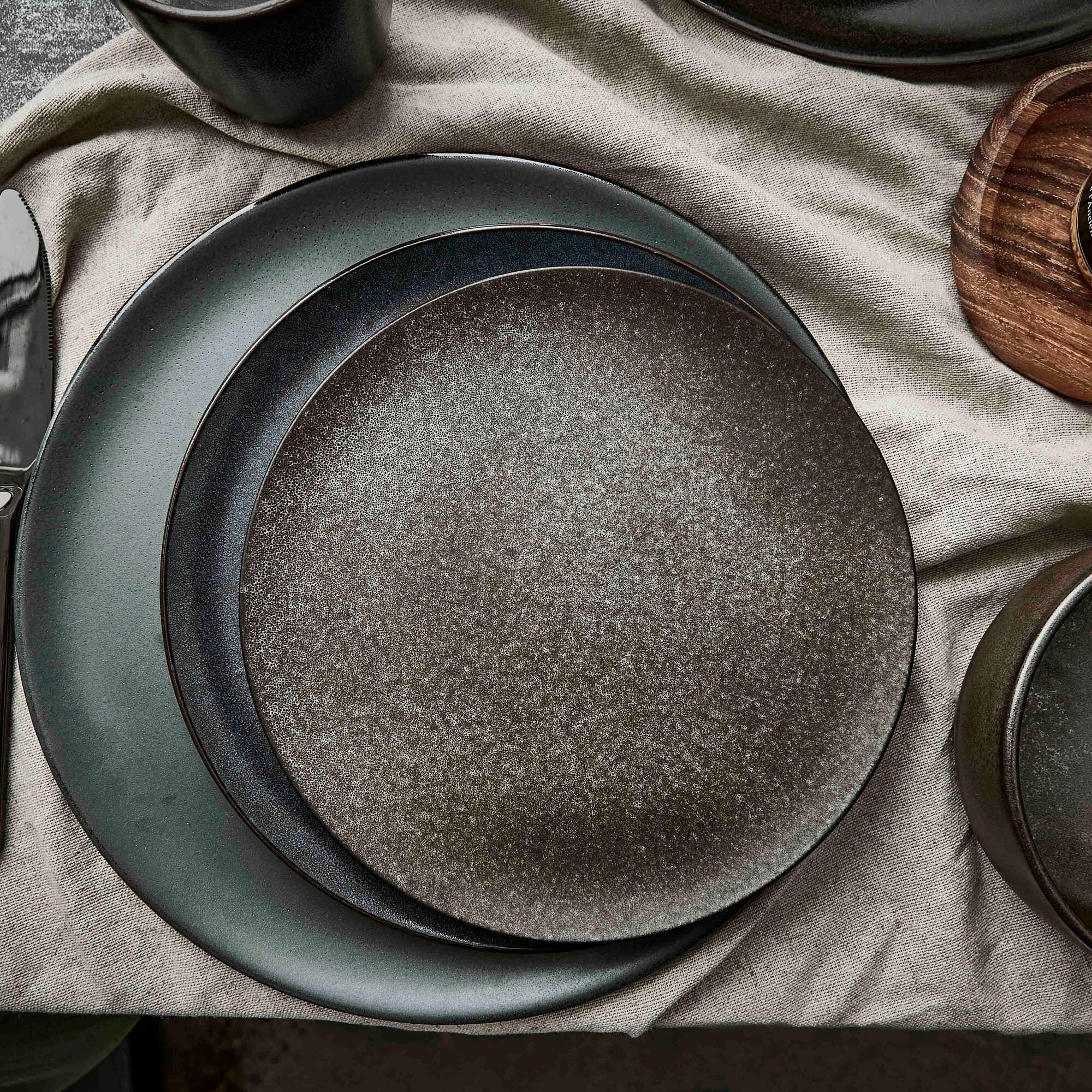 RAW dessert plate | Forest Brown