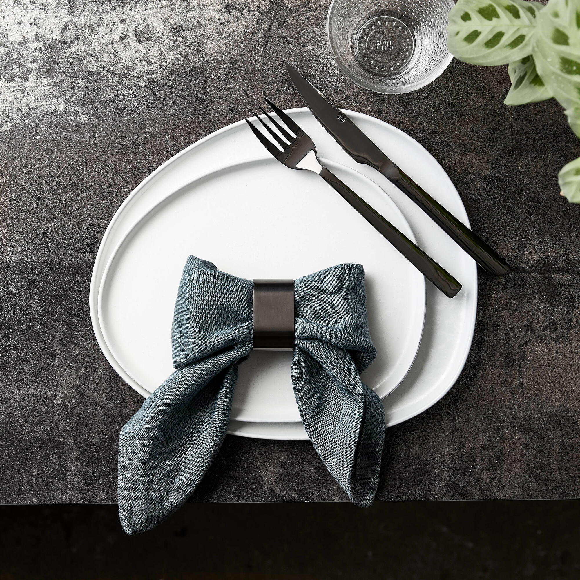 RAW steak set 8 pcs | Shiny Black
