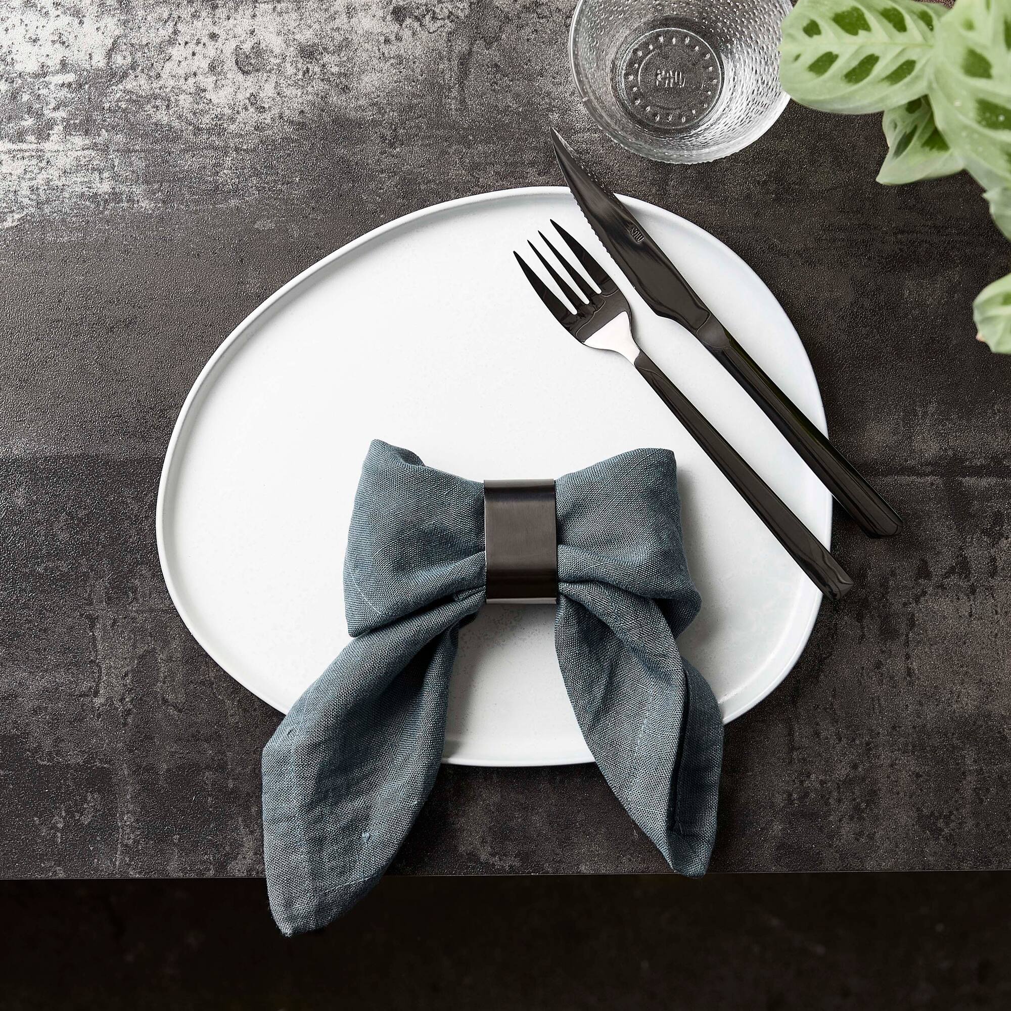 RAW Organic dinner plate | Arctic White