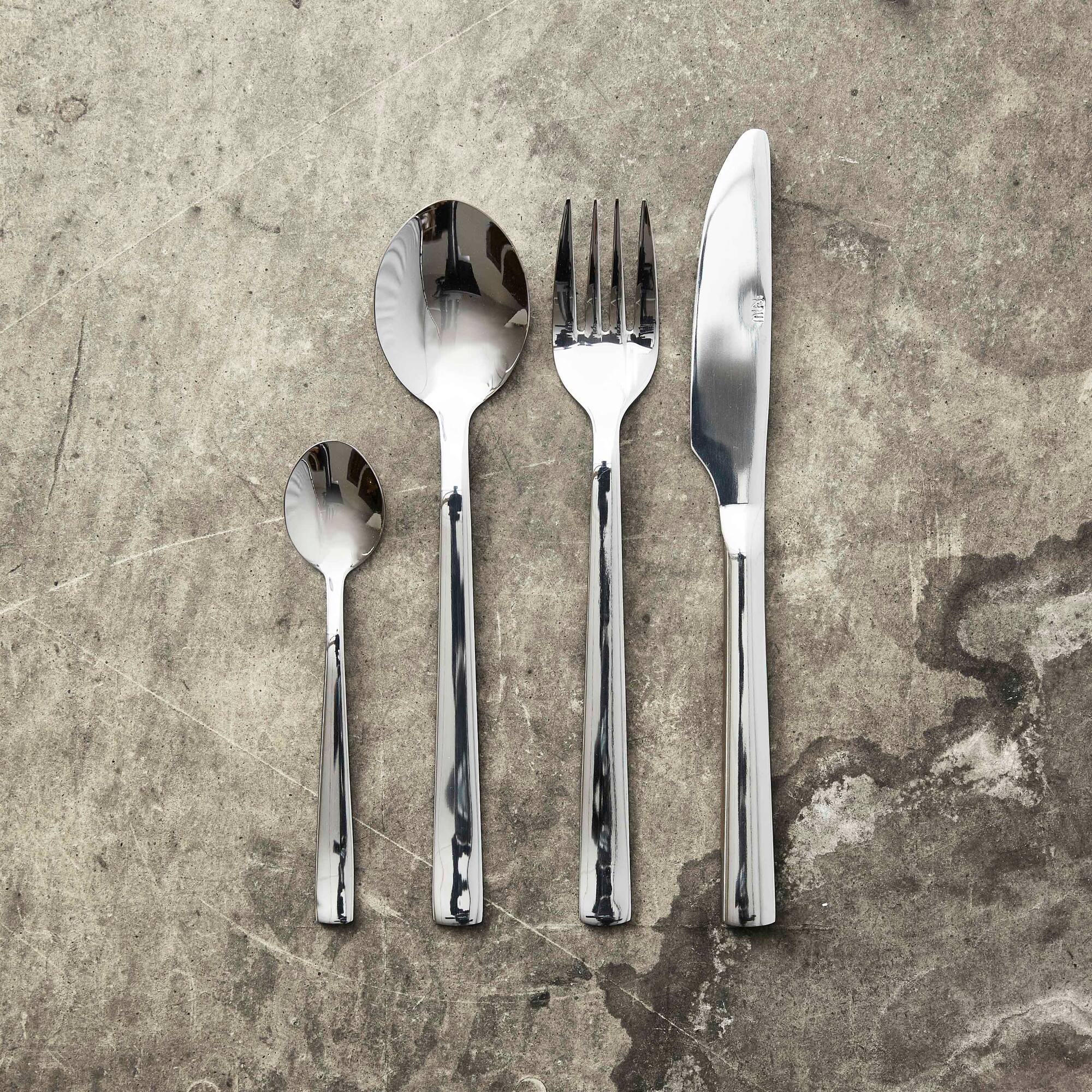 RAW cutlery set 48 pcs | Mirror Polish