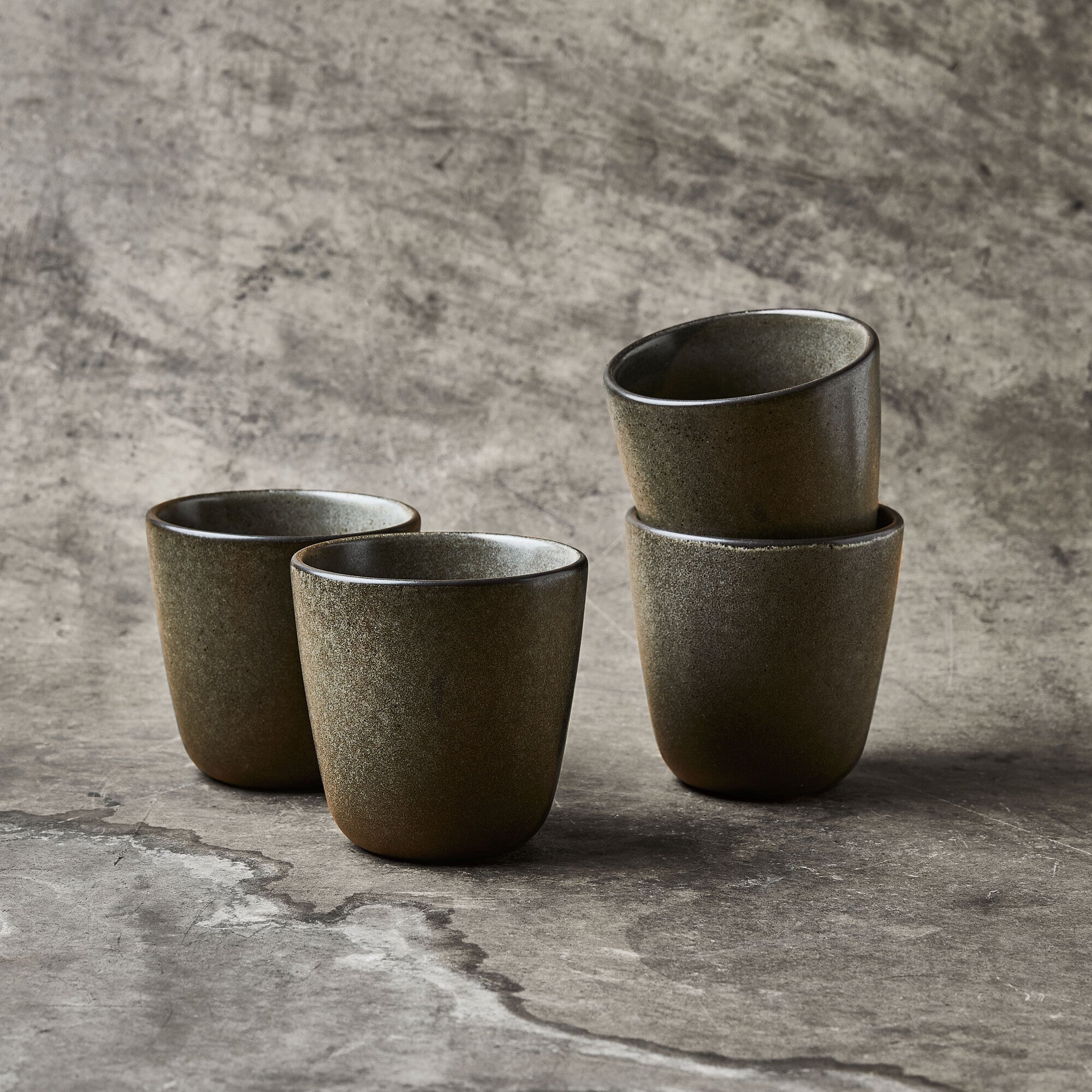 RAW mug without handle | Forest Brown