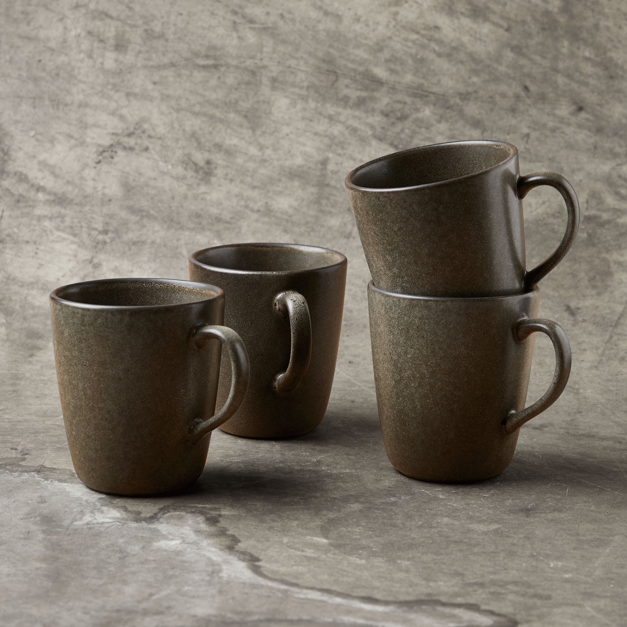 RAW mug with handle | Forest Brown