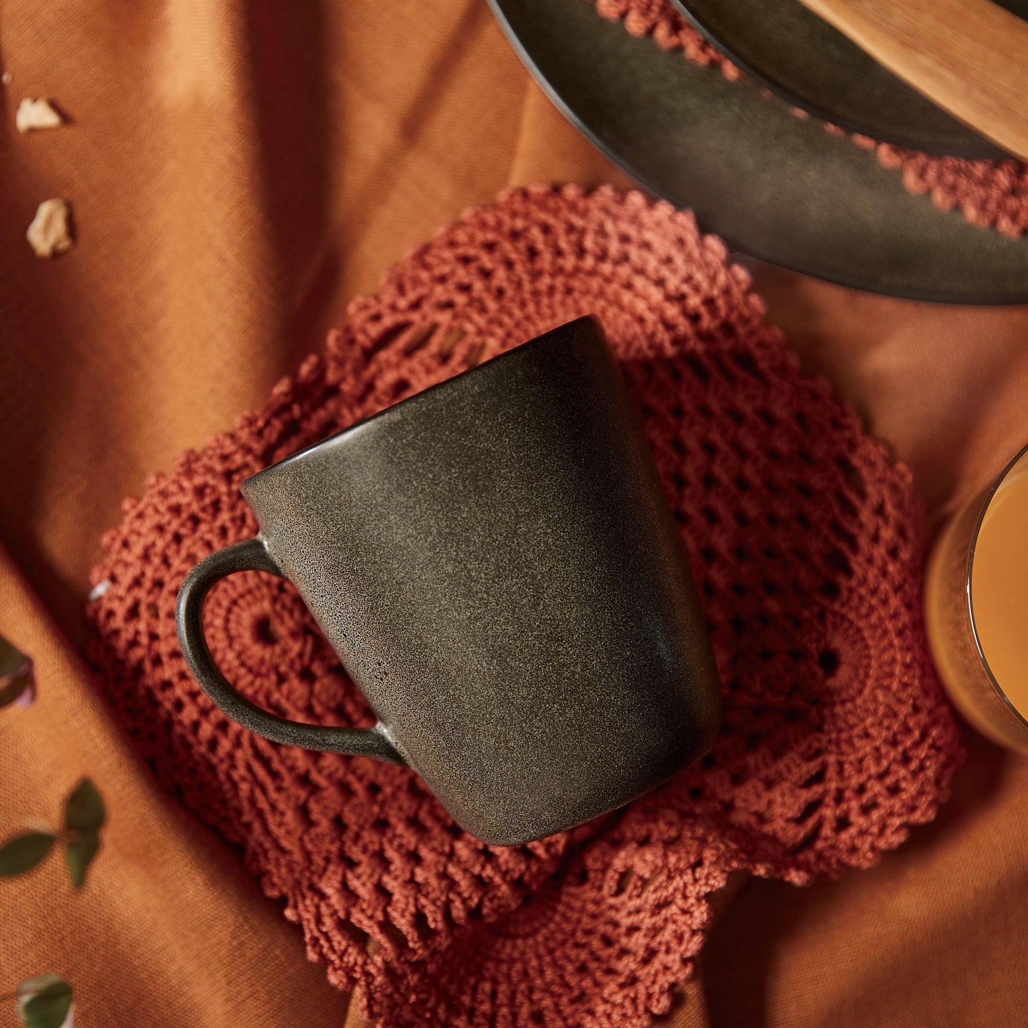RAW mug with handle | Forest Brown