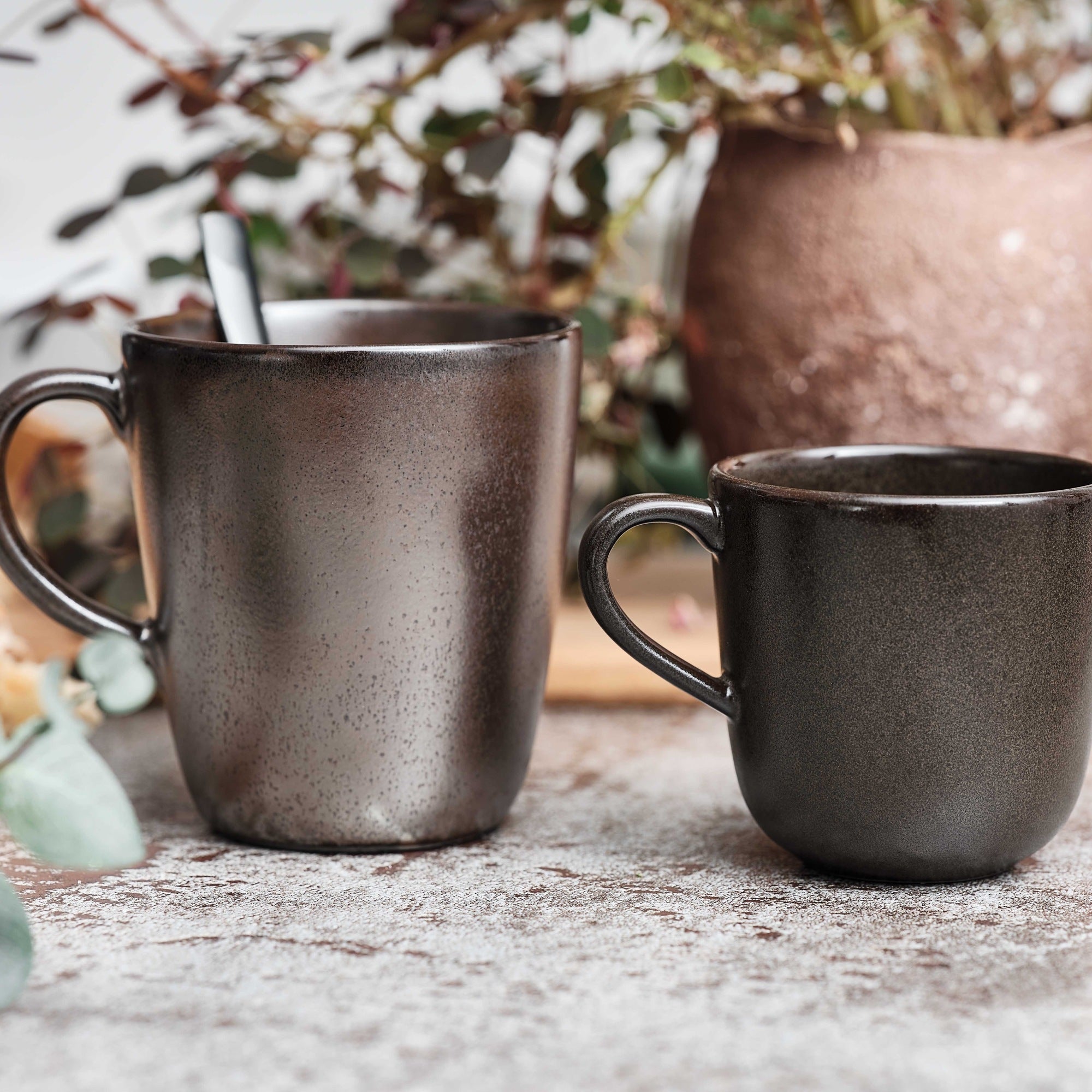 RAW coffee cup | Metallic Brown