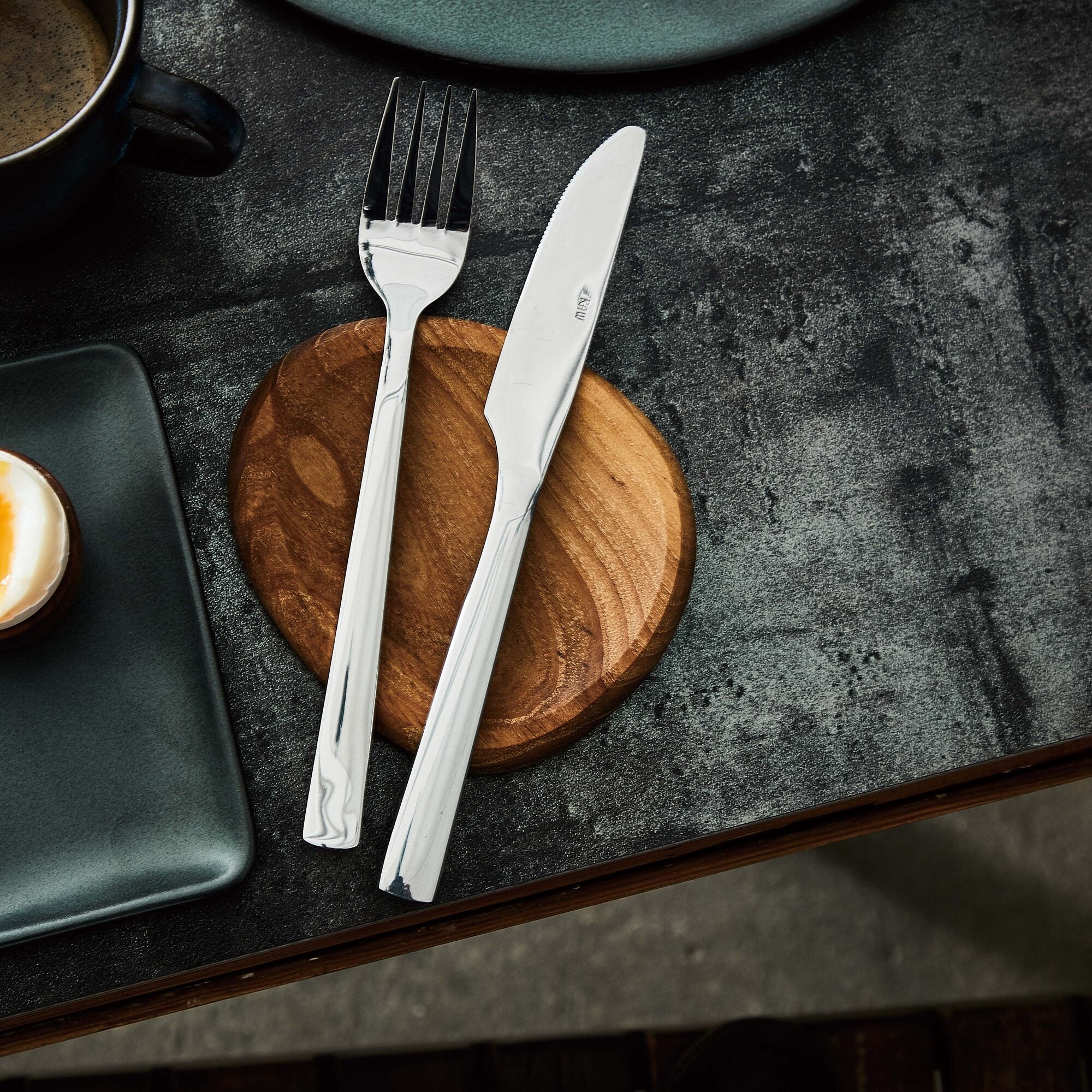 RAW cutlery set 16 pcs | Mirror Polish
