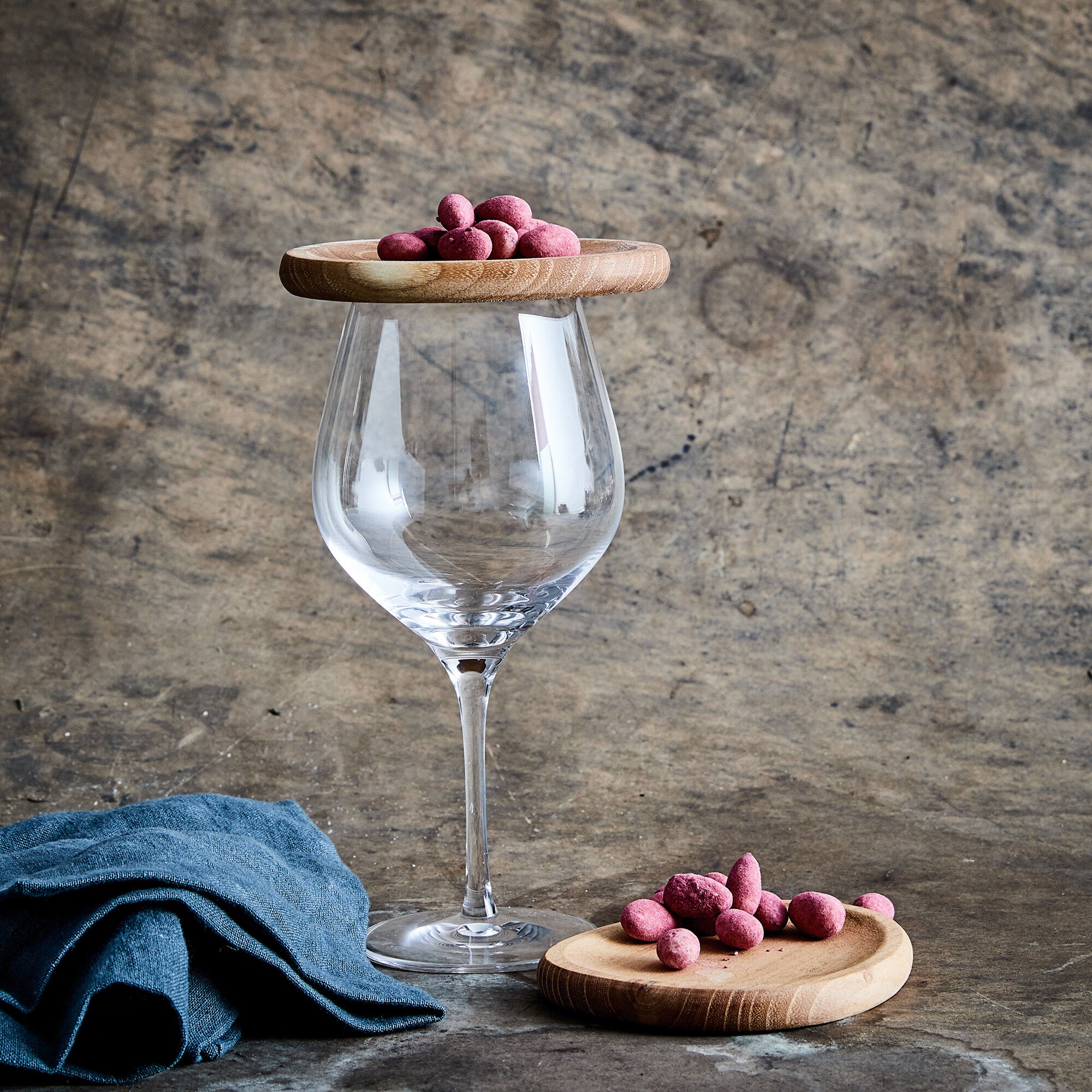 RAW Teak party plate 2 pcs. | Natural