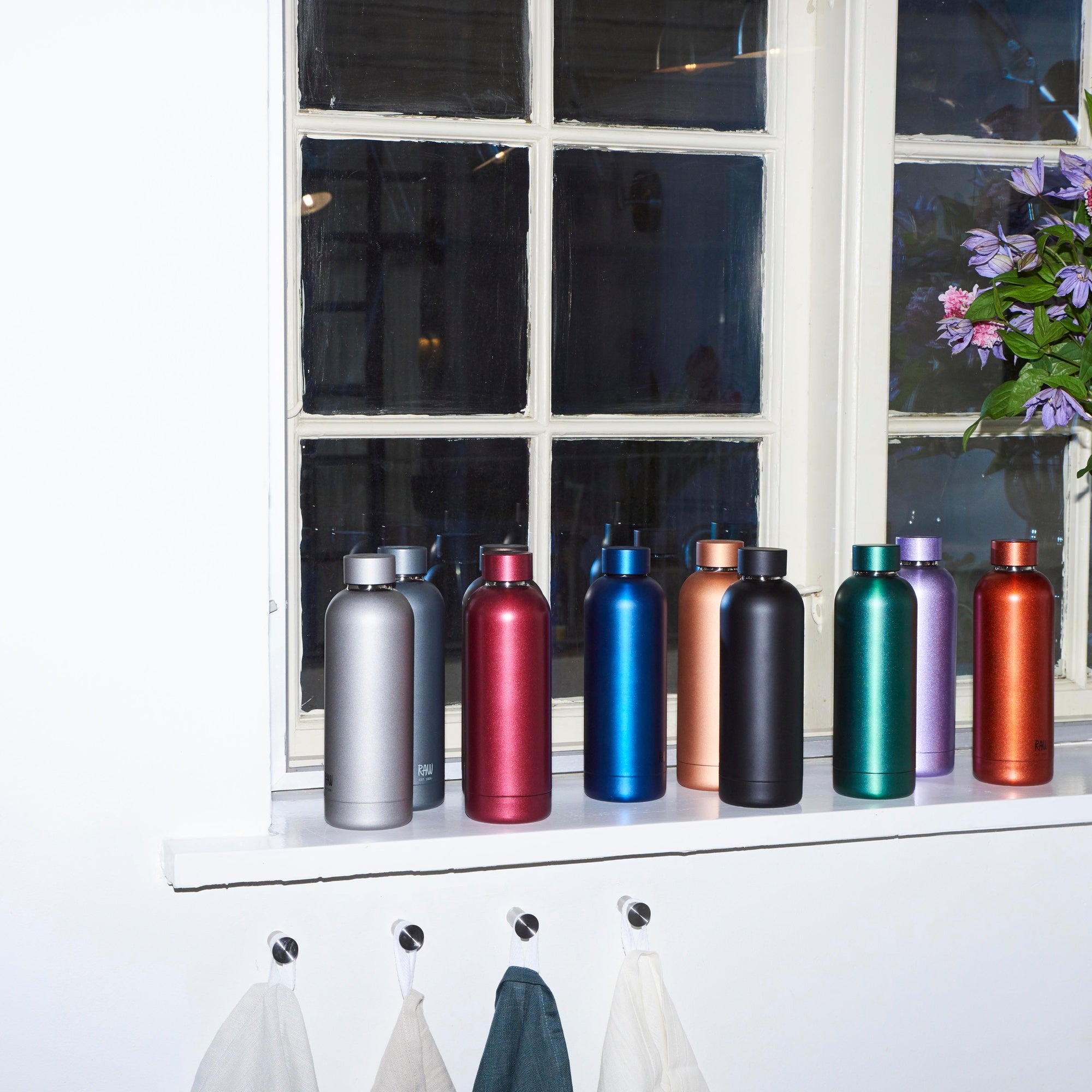 RAW To Go thermo bottle | Metallic Rosegold