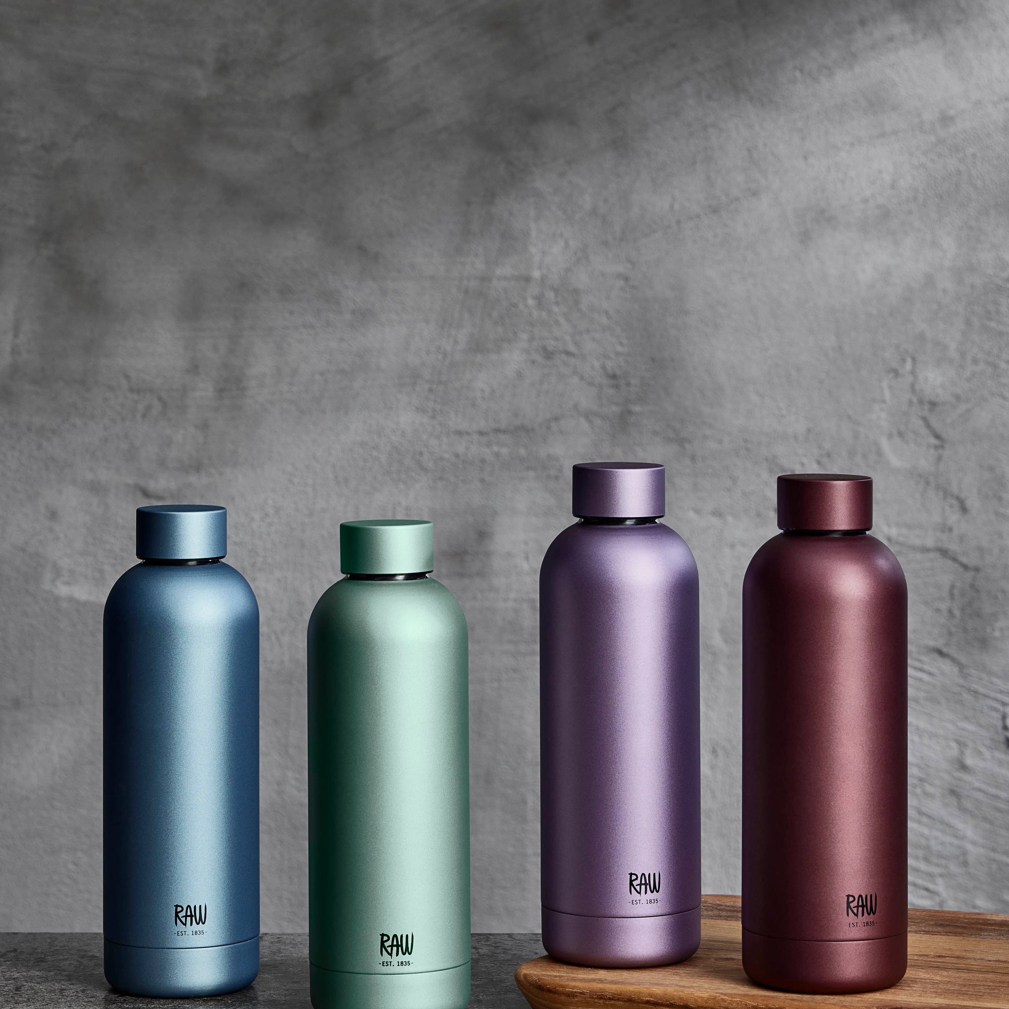 RAW To Go thermo bottles | Matte Light Green